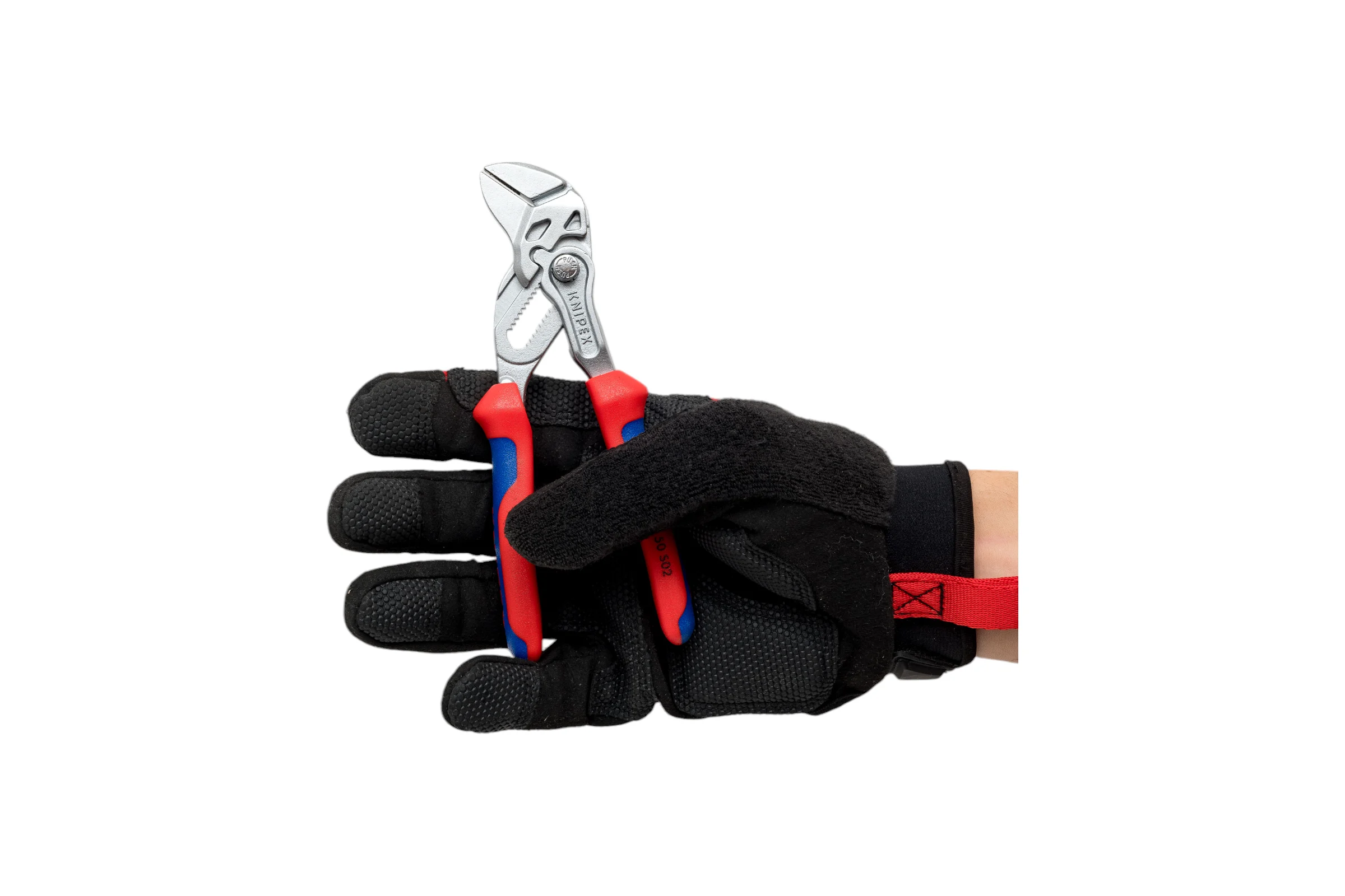 Переставные клещи-ключ Knipex 27 мм (1"), 150 мм, Cr-V, хром, 2-к рукоятки, KN-8605150S02