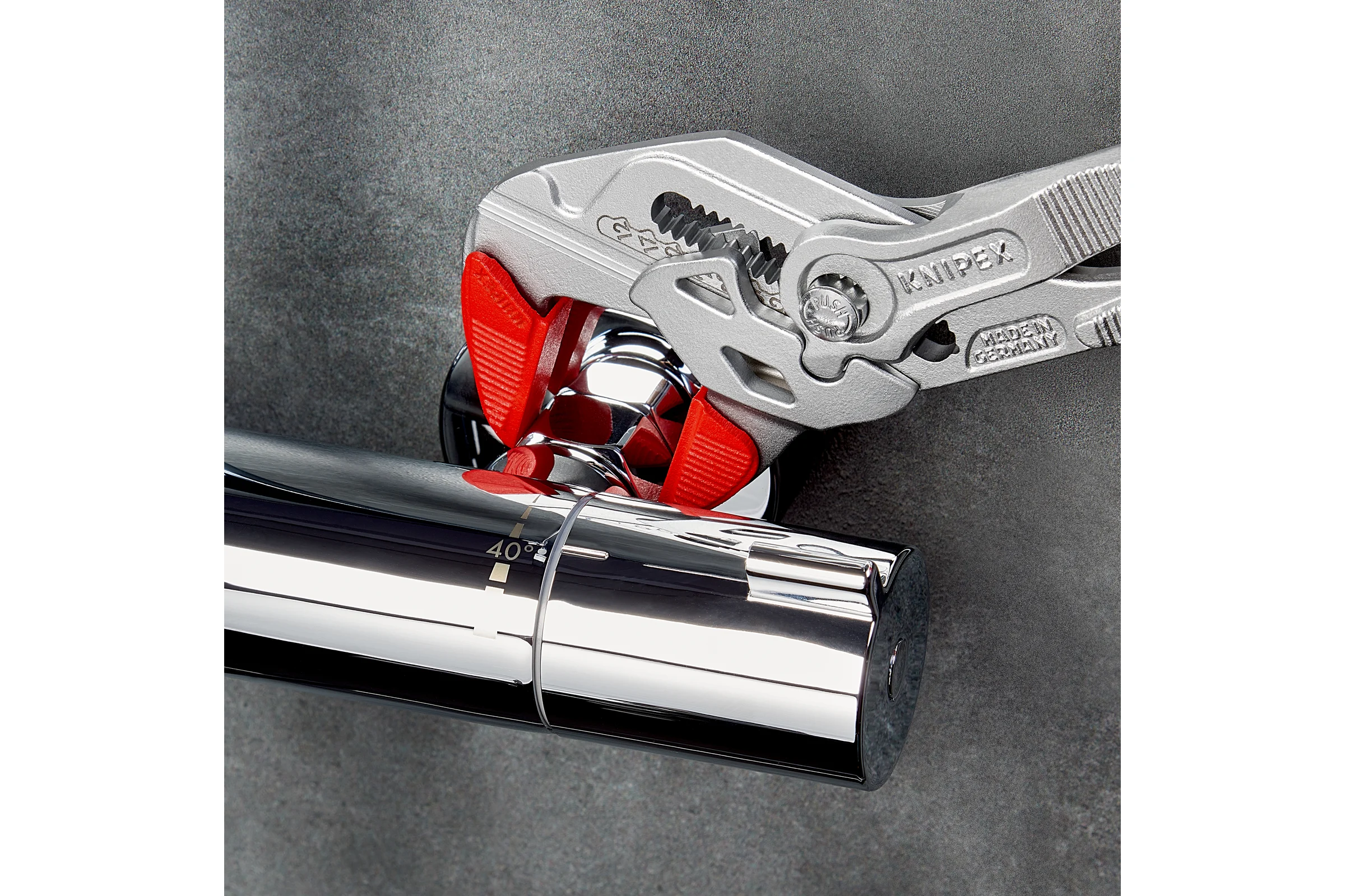 Переставные клещи-ключ Knipex 52 мм (2"), длина 250 мм, хром, 1К ручки, KN-8603250SB