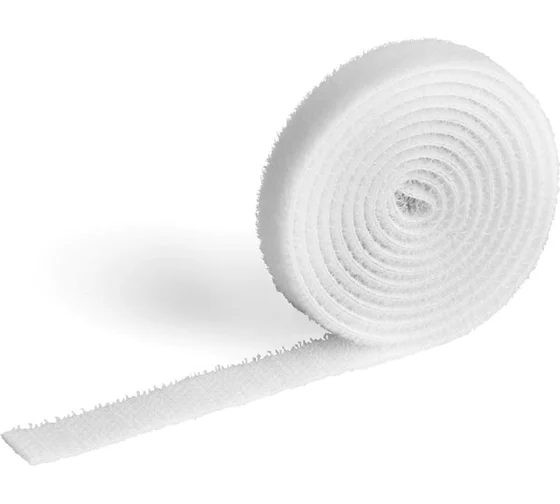 Лента на липучке для фиксации кабеля DURABLE CAVOLINE GRIP 1000х10 мм, белый 503102