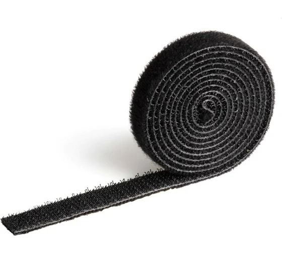 Лента на липучке для фиксации кабеля DURABLE CAVOLINE GRIP 1000х10 мм, черный 503101