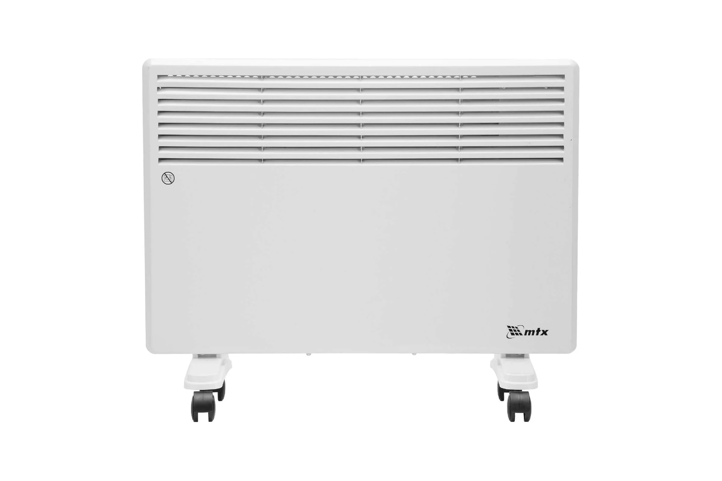 Конвектор электрический MTX CH-1500, 1500 Вт, X-образный нагреватель, термостат, колеса 98106