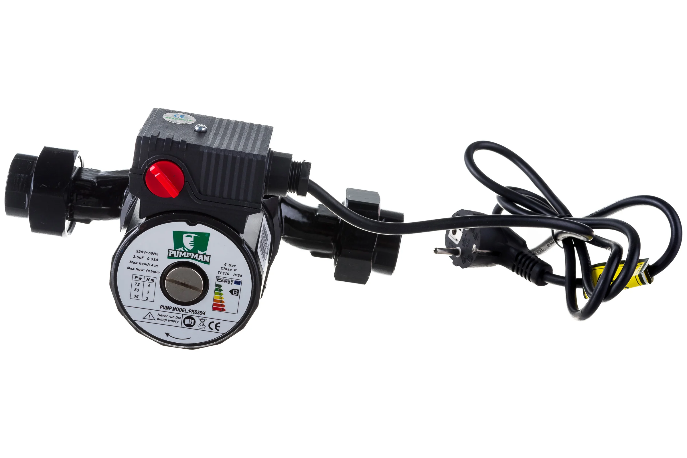 Циркуляционный насос PUMPMAN трехскоростной PRS25/4 (180mm)