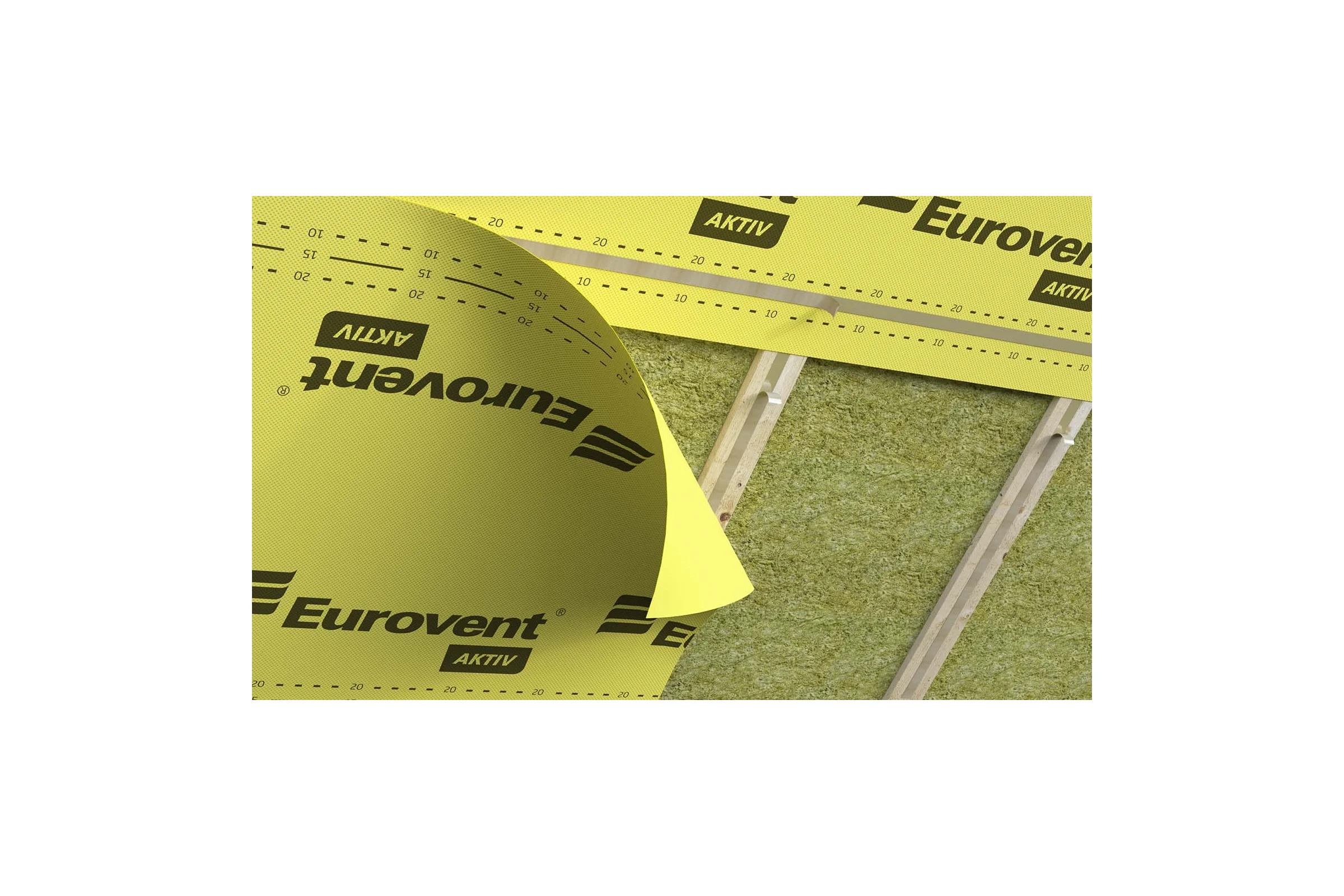 Двусторонняя клейкая лента Eurovent 20 мм, 25 м DUO