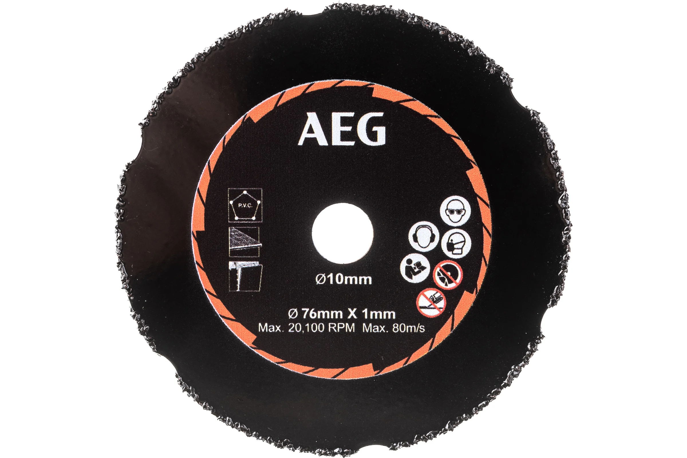 Диск карбидный AAKMMAC01 (76х10х1 мм) для отрезной машины AEG 4932478590