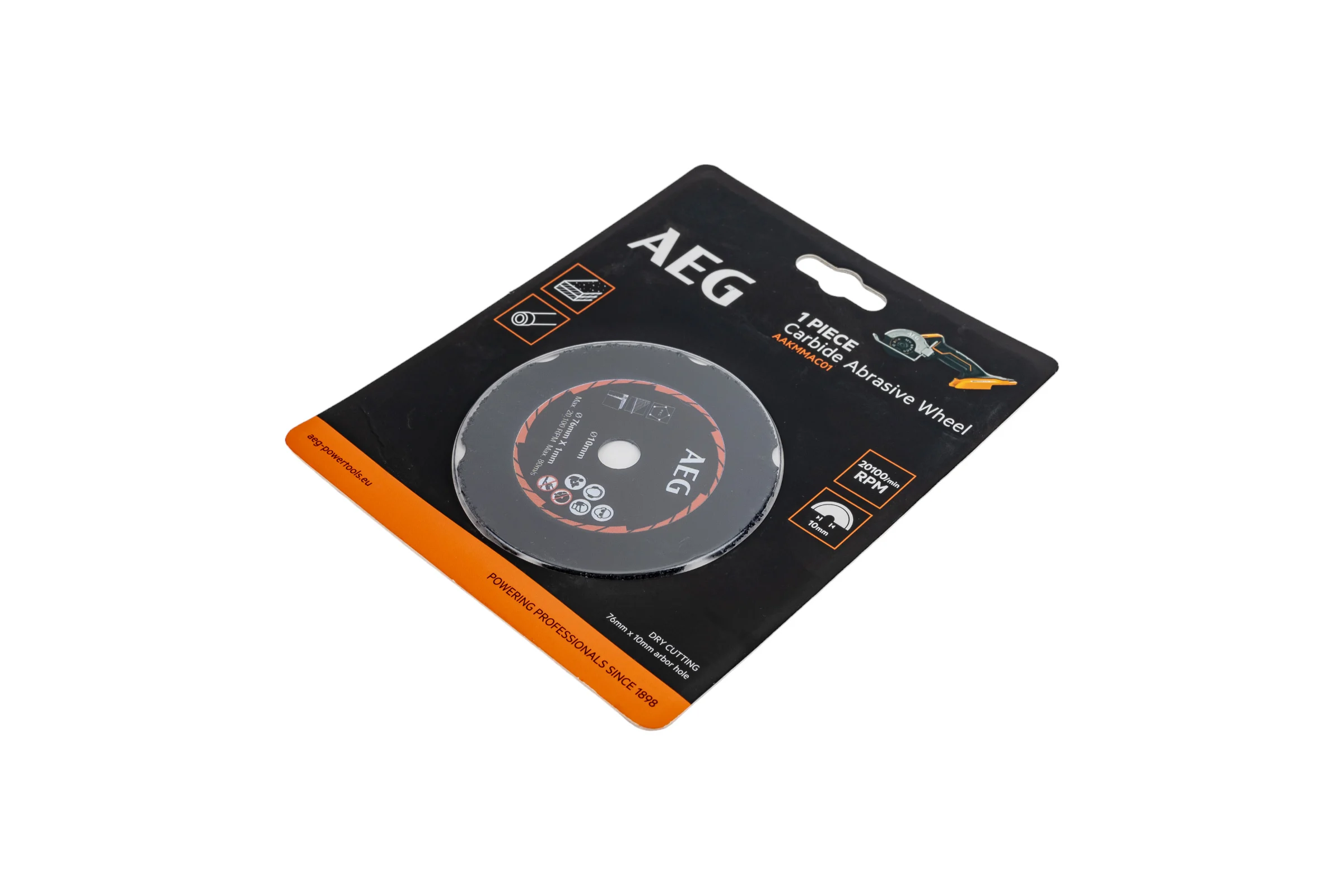 Диск карбидный AAKMMAC01 (76х10х1 мм) для отрезной машины AEG 4932478590