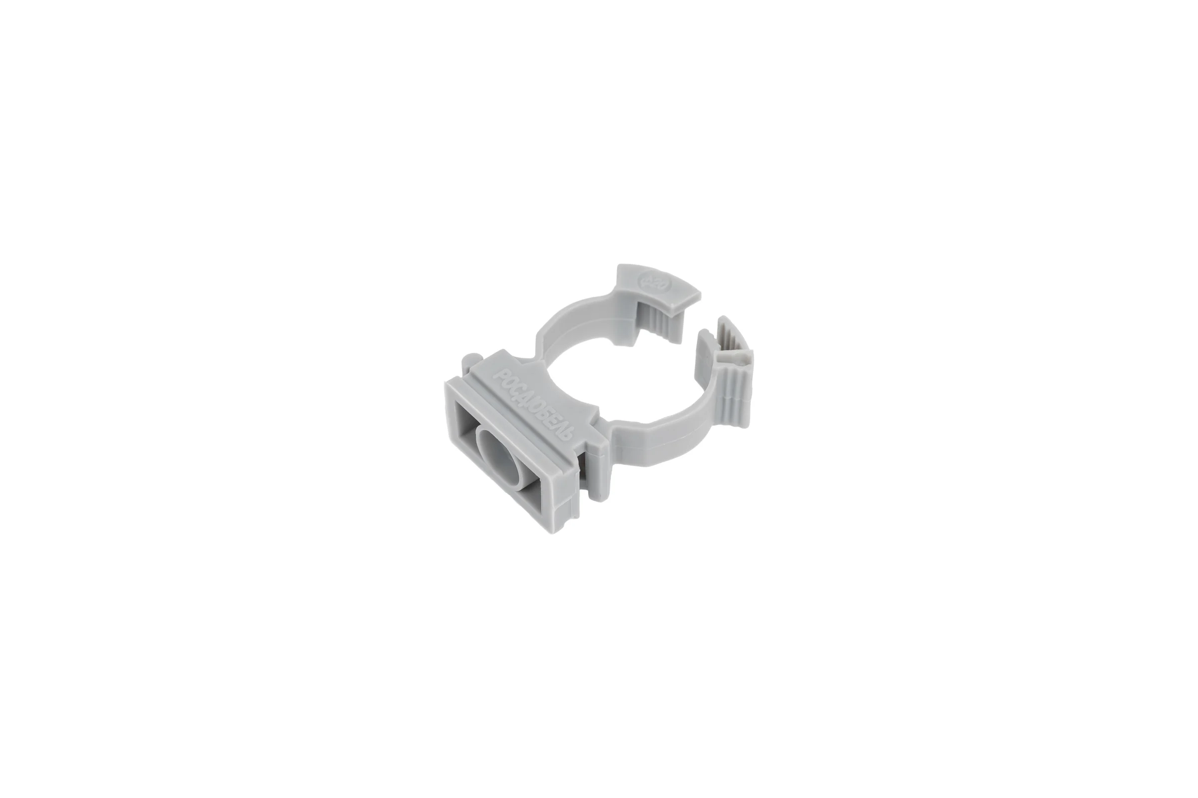 Крепеж клипса для трубы гофры 23 Болта с замком d 20 мм, 50 шт. 17-1210ф50