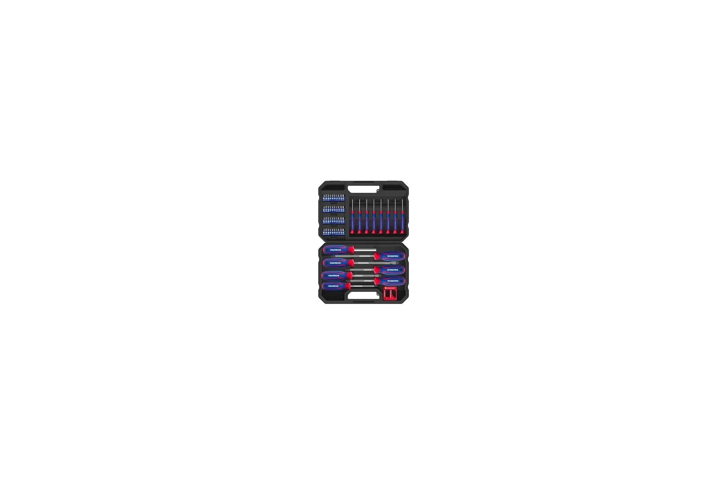 Набор отверток и бит в кейсе WORKPRO 56шт. WP200518