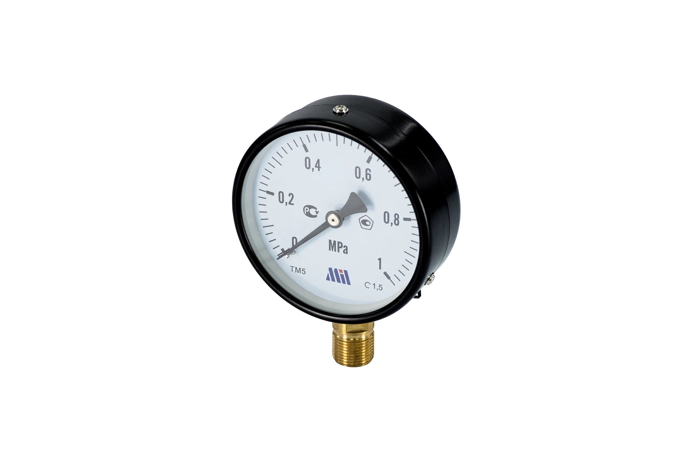 Манометр вертикальный Millennium 1/2" (100/10 бар) MVML1210100