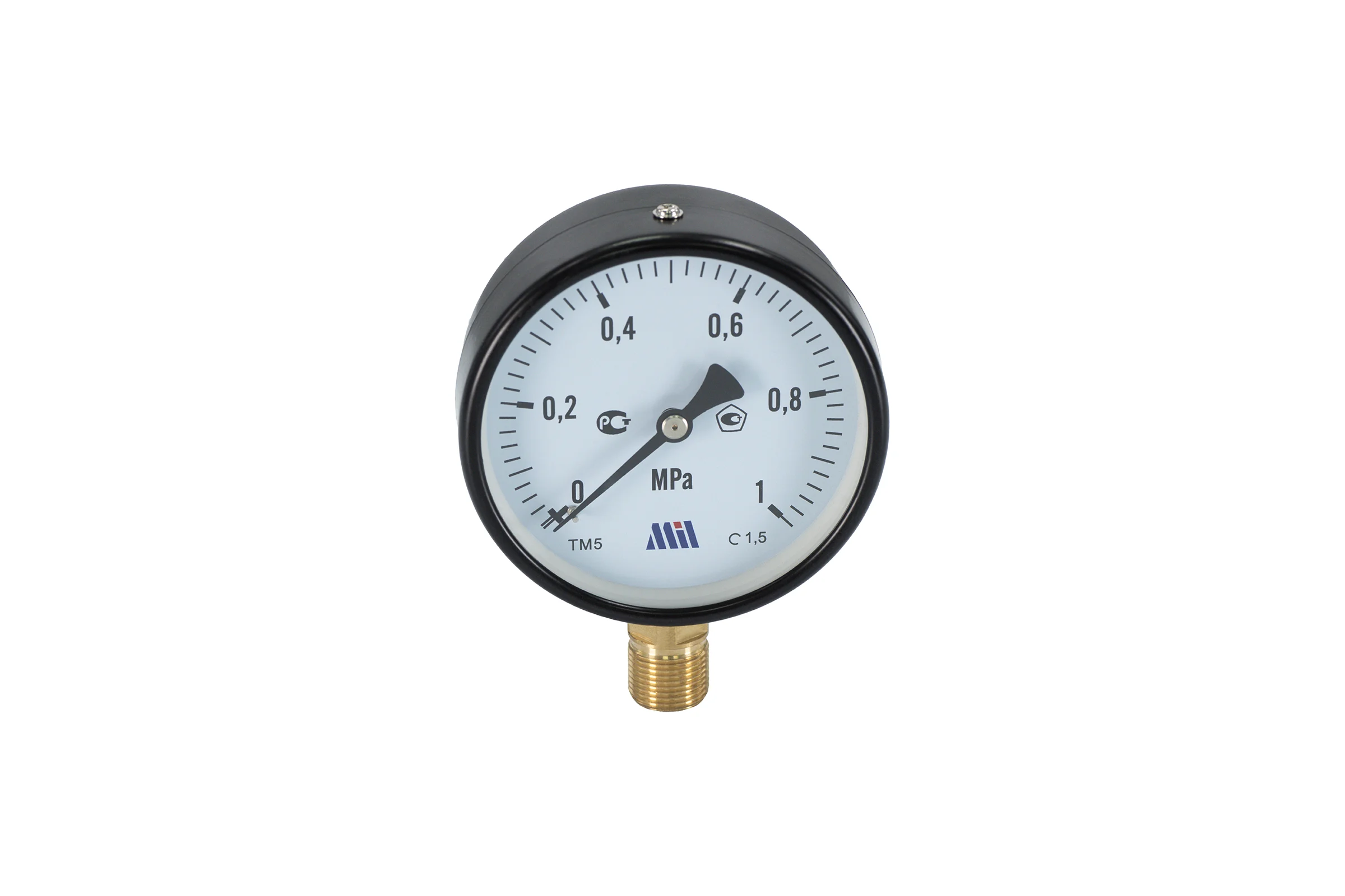 Манометр вертикальный Millennium 1/2" (100/10 бар) MVML1210100