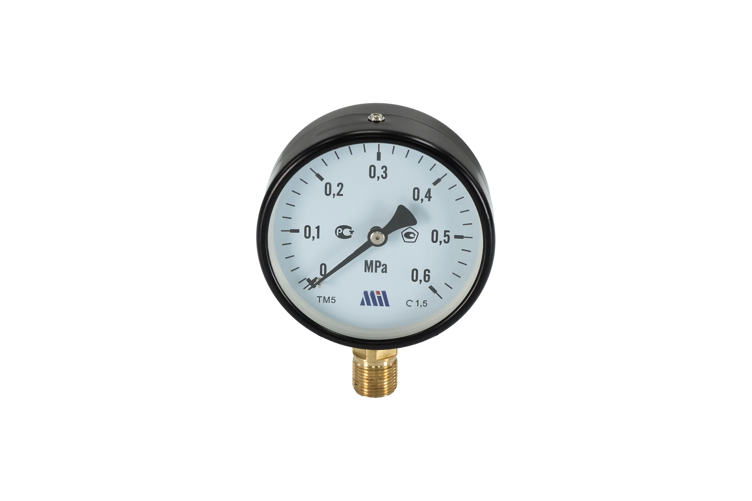 Манометр вертикальный Millennium 1/2" (100/ 6 бар) MVML1206100