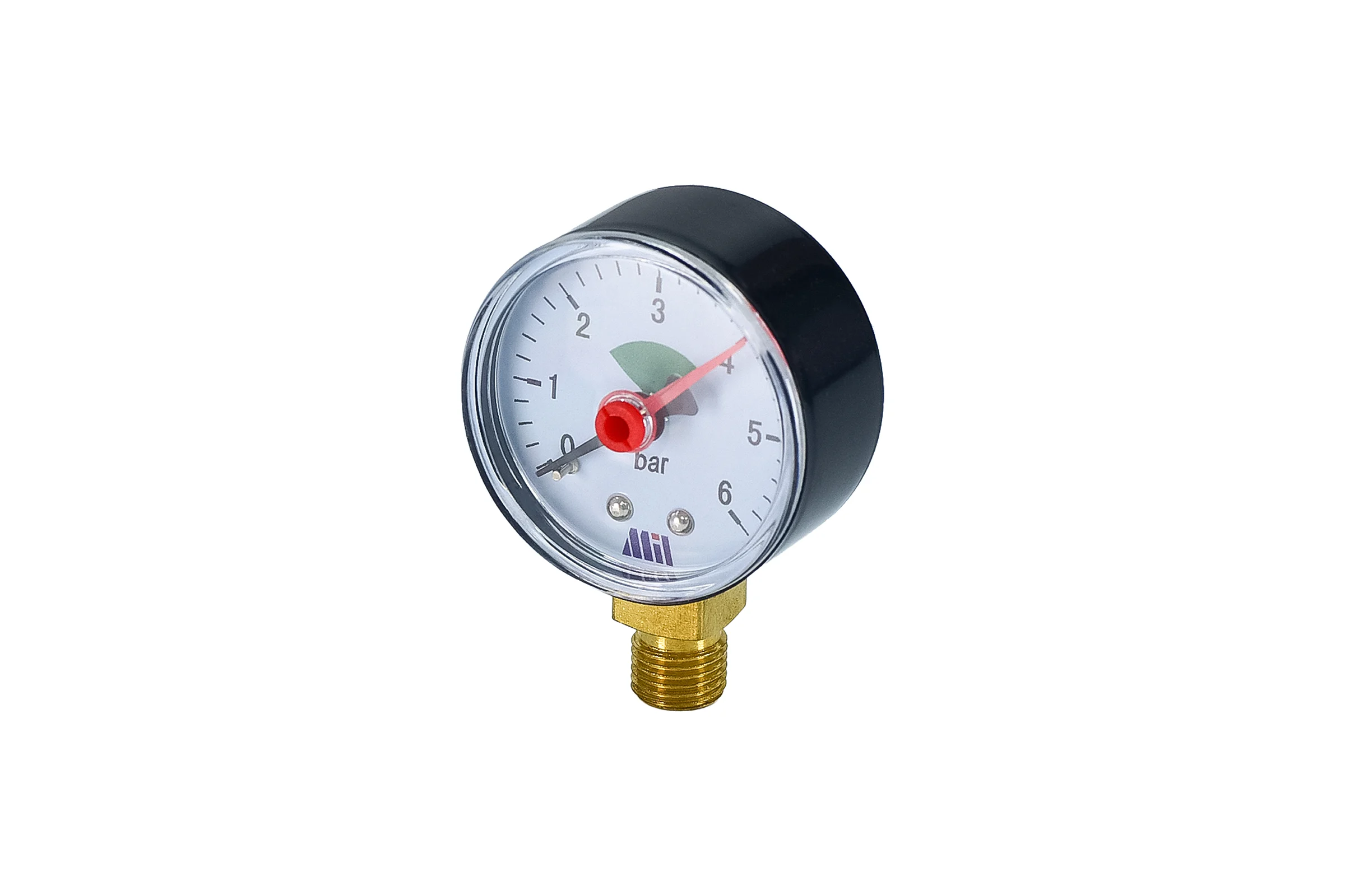 Манометр вертикальный Millennium 1/4" (50/ 6 бар) MVML140650