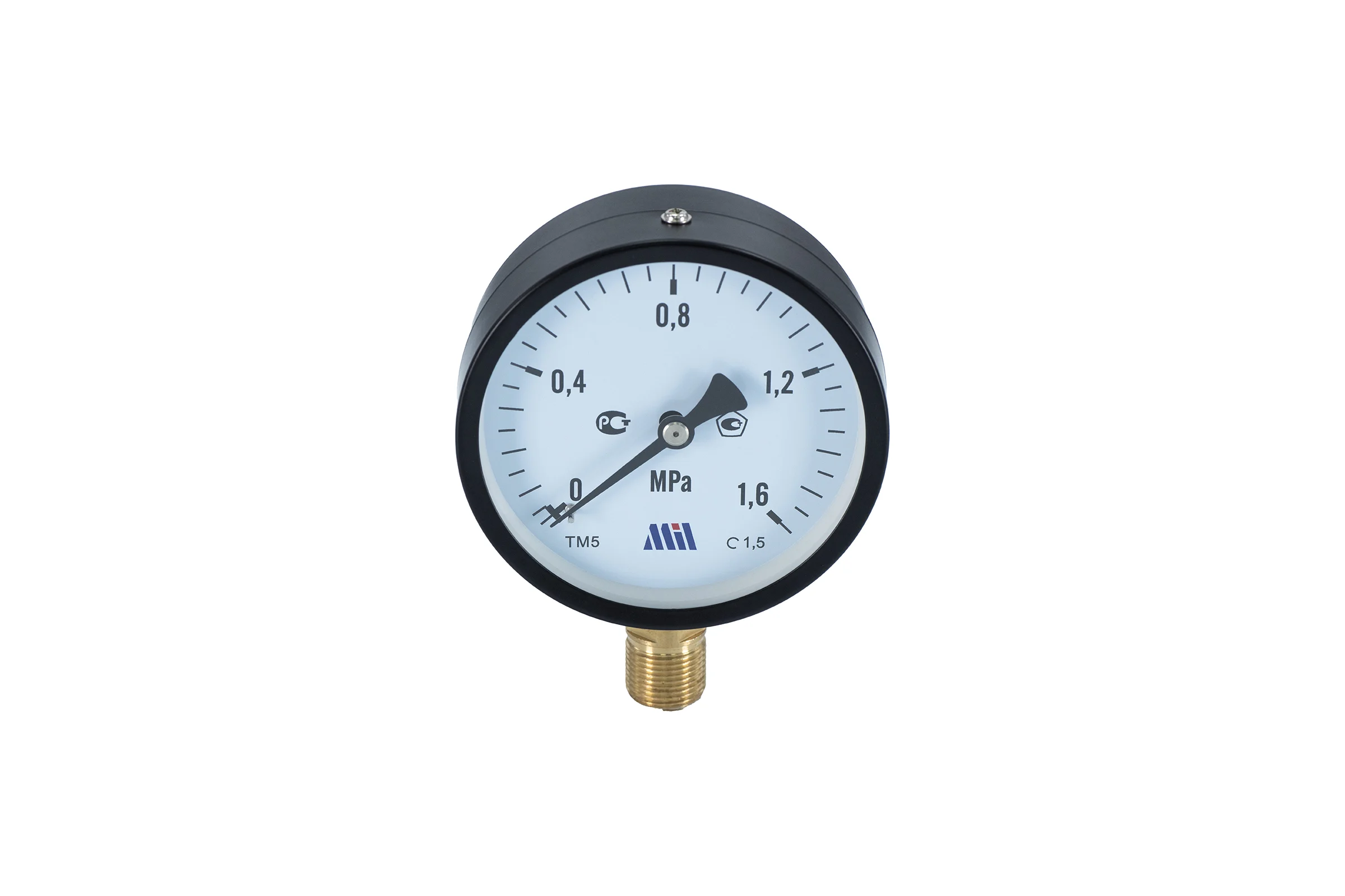 Манометр вертикальный Millennium 1/2" (100/16 бар) MVML1216100