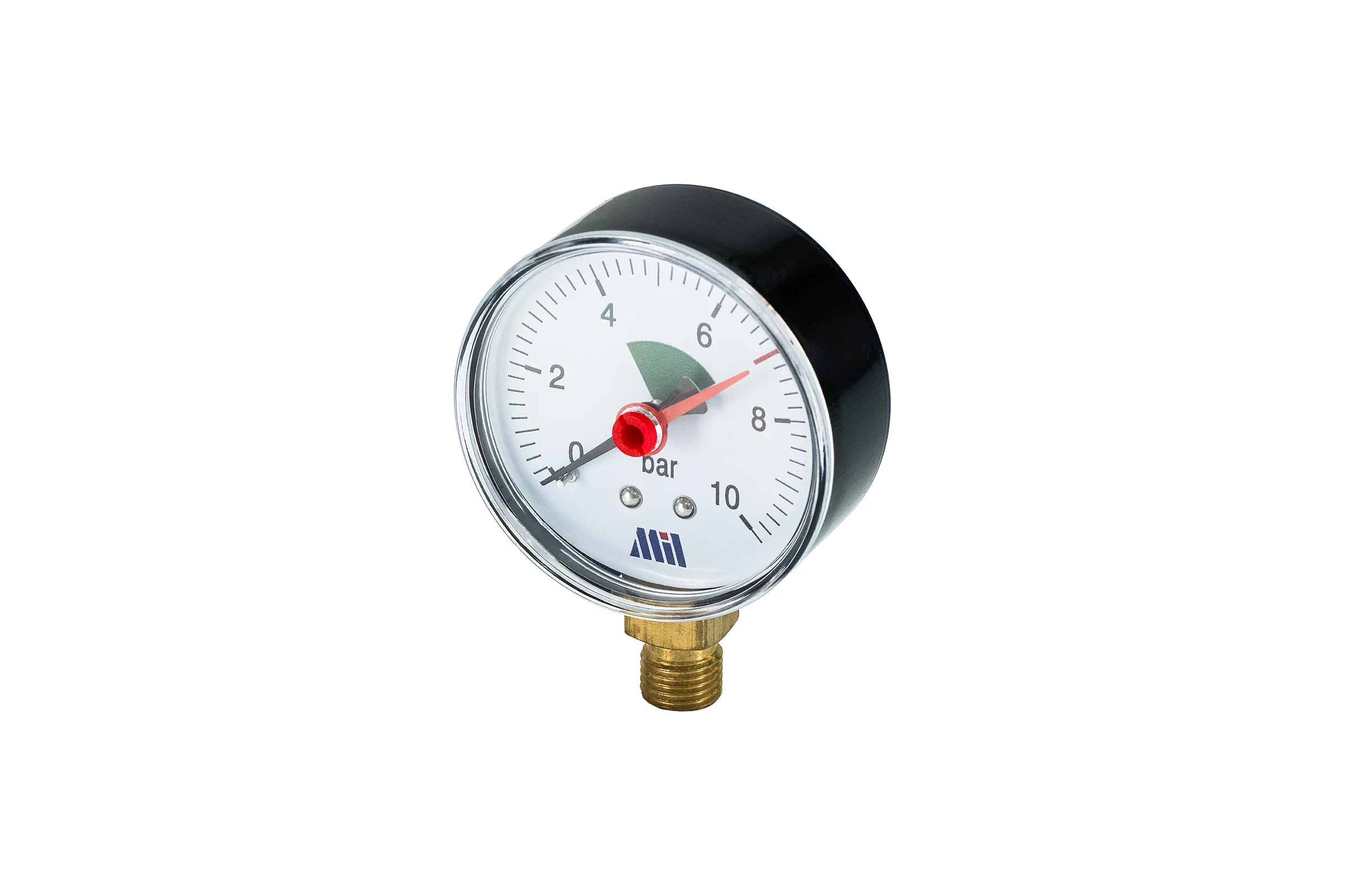 Манометр вертикальный Millennium 1/4" (50/10 бар) MVML141050