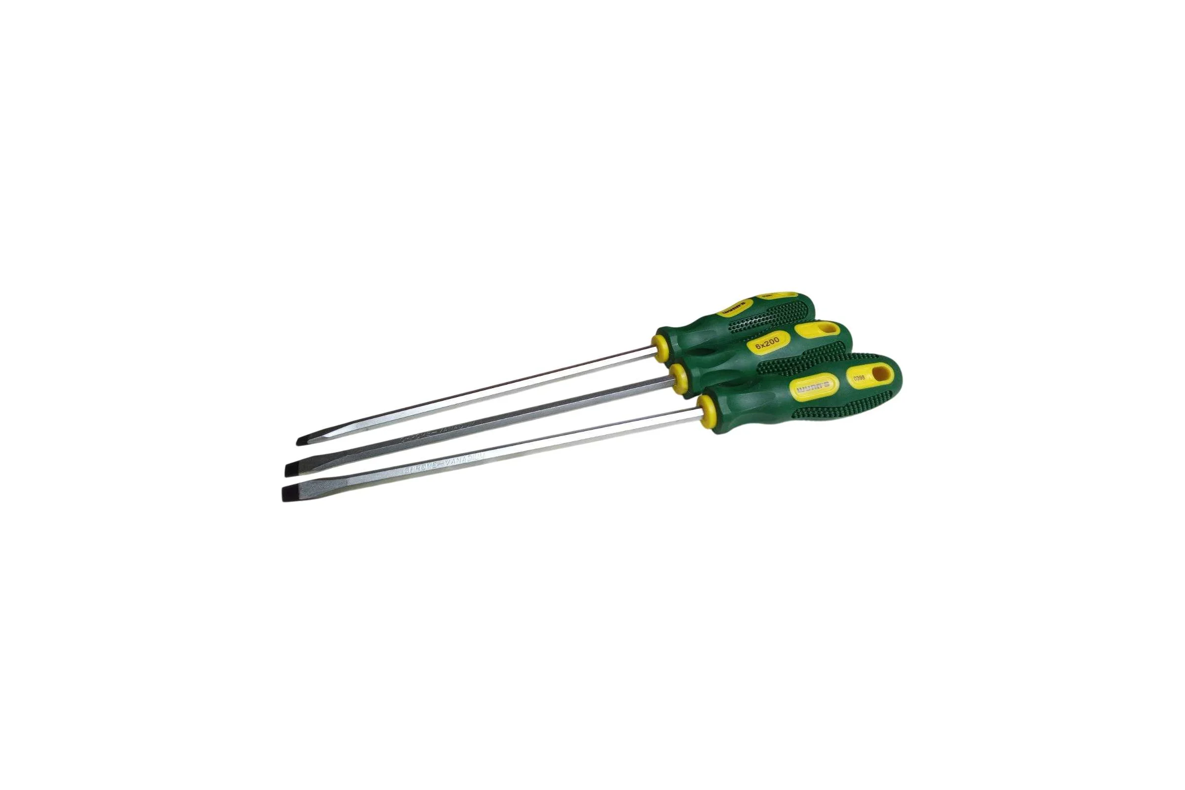 Отвертка шлицевая с усилителем под ключ WYNNS 3шт W0398L-(3)/ Tools 00-00017528