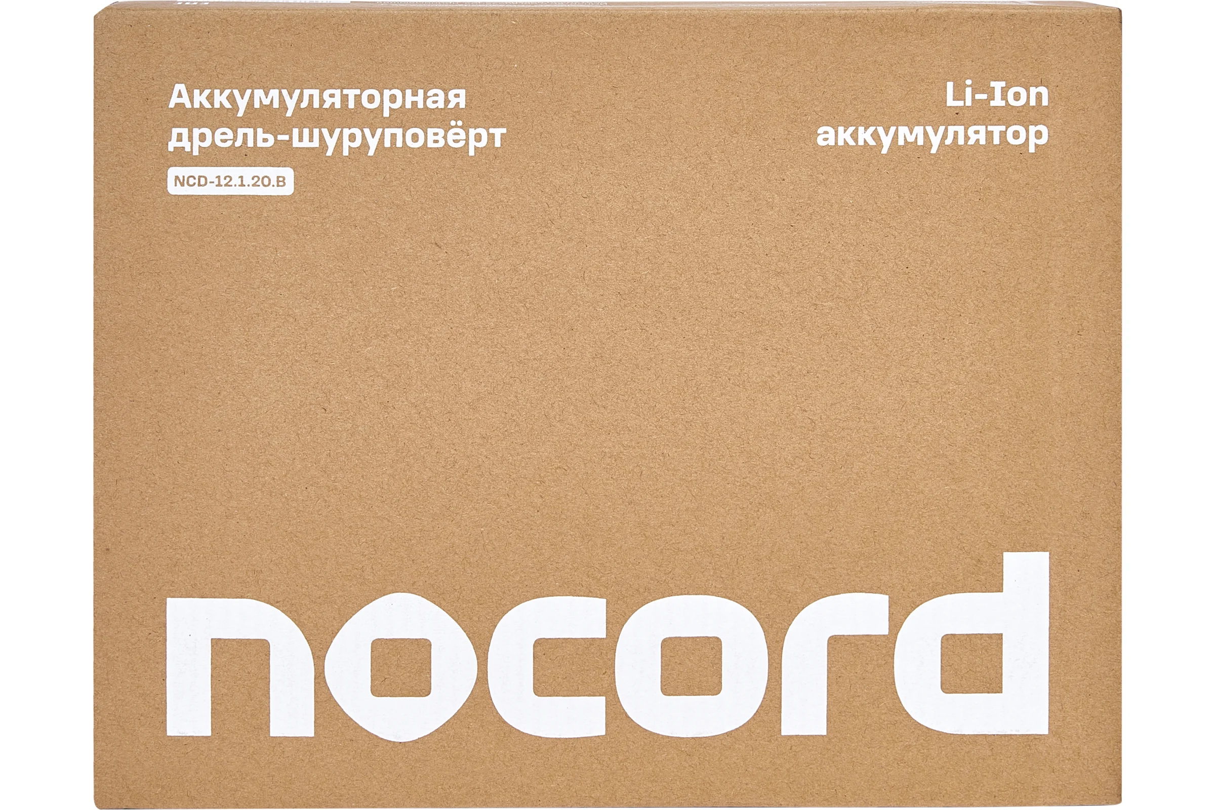 Аккумуляторная дрель-шуруповерт Nocord 12В, 1x2.0 А·ч Li-Ion, в коробке + 2 биты, NCD-12.1.20.B 900194.NCD-12.1.20.B-2