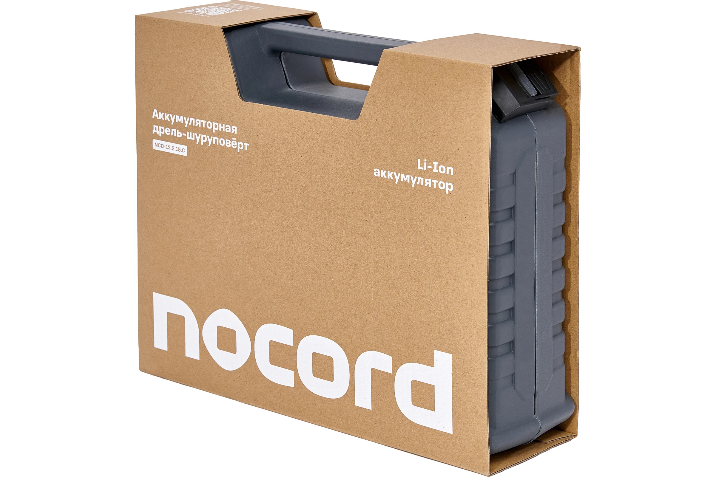 Аккумуляторная дрель-шуруповерт Nocord 12В, 2x1.5 А·ч Li-Ion, в кейсе + 13 предметов оснастки, NCD-12.2.15.C 900194.NCD-12.2.15.C-2