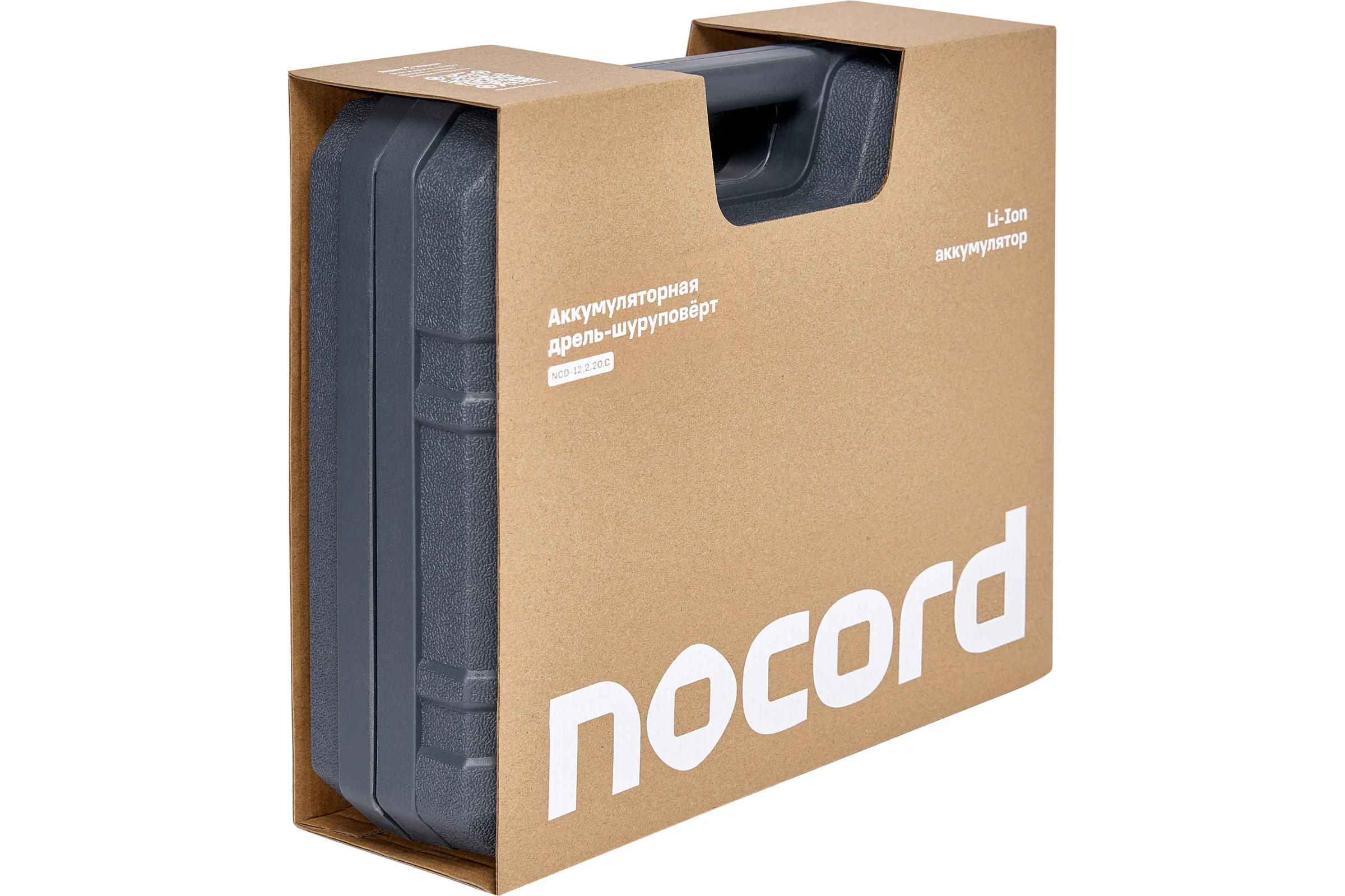 Аккумуляторная дрель-шуруповерт Nocord 12В, 2x2.0 А·ч Li-Ion, в кейсе + 13 предметов оснастки, NCD-12.2.20.C 900194.NCD-12.2.20.C-2