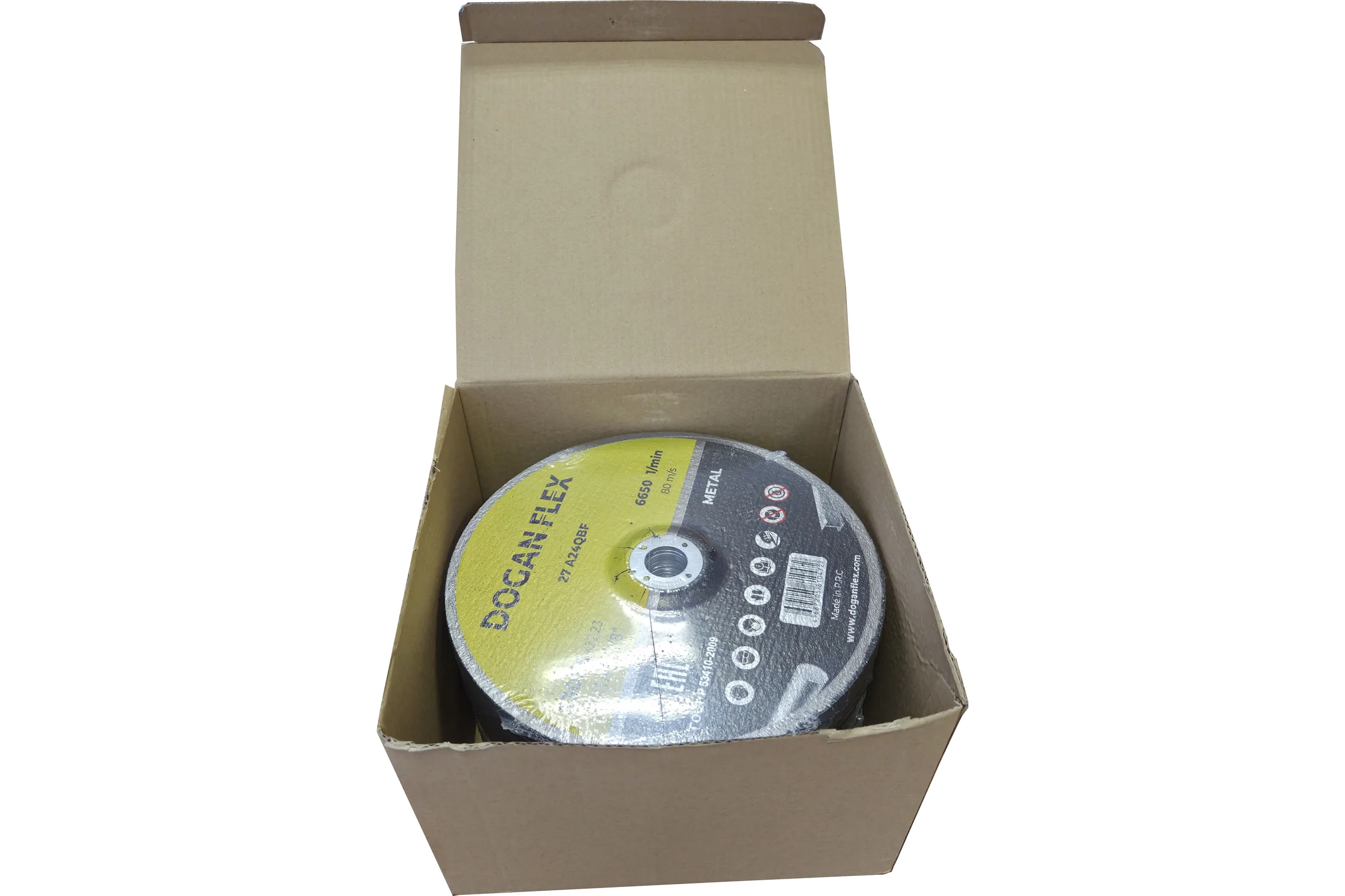 Круг зачистной по металлу DOGANFLEX 230x6,0x22.23, 25 шт 4687206576315