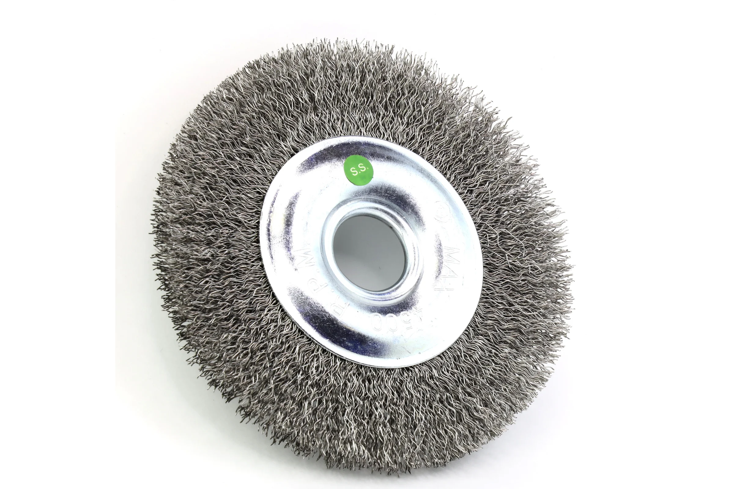 Щетка дисковая EuroBrush 13-095 Д125*20*22,2 на УШМ, ворс гофр нерж сталь 0,30 EB-MCST4