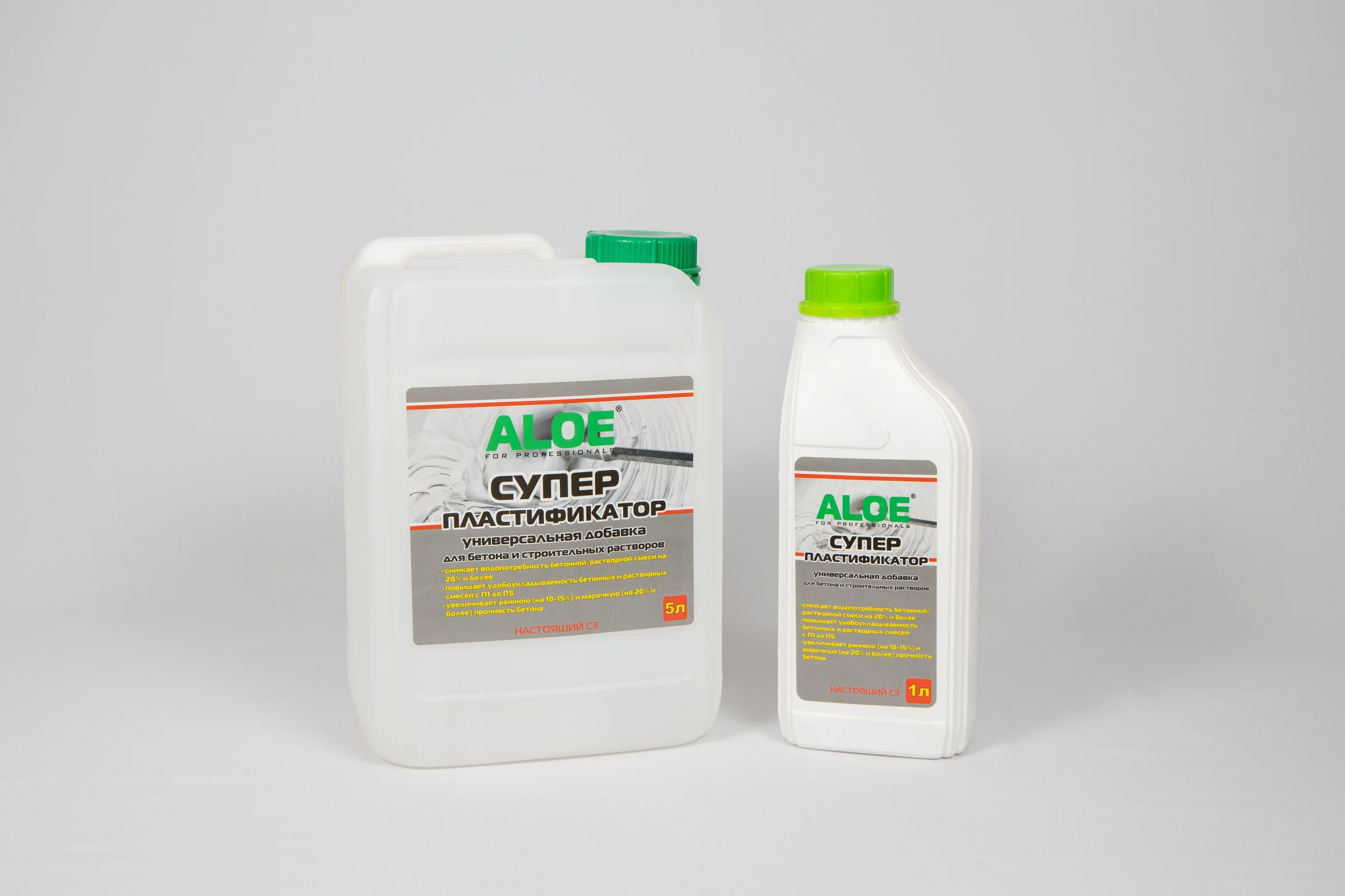 Суперпластификатор для бетона и строительных растворов ALOE С 3, 5 л, 10522
