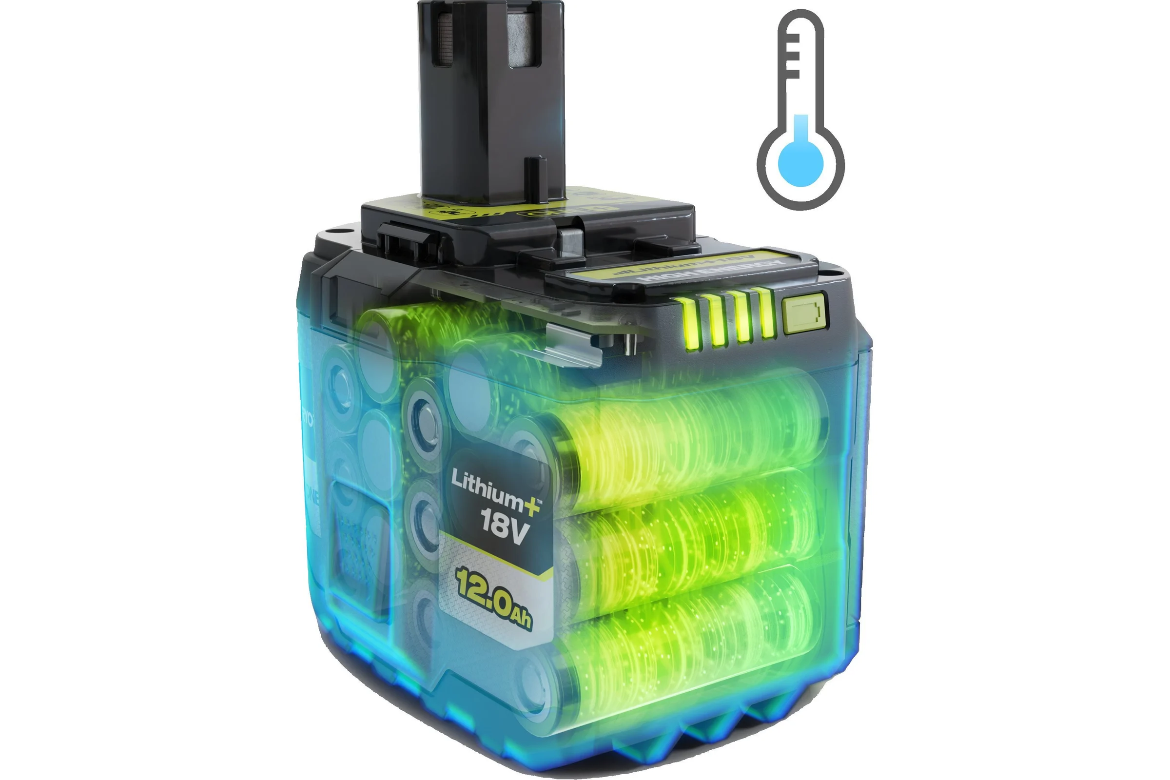 Аккумулятор 18В, 12 А*ч RB18120T Ryobi 5133006265