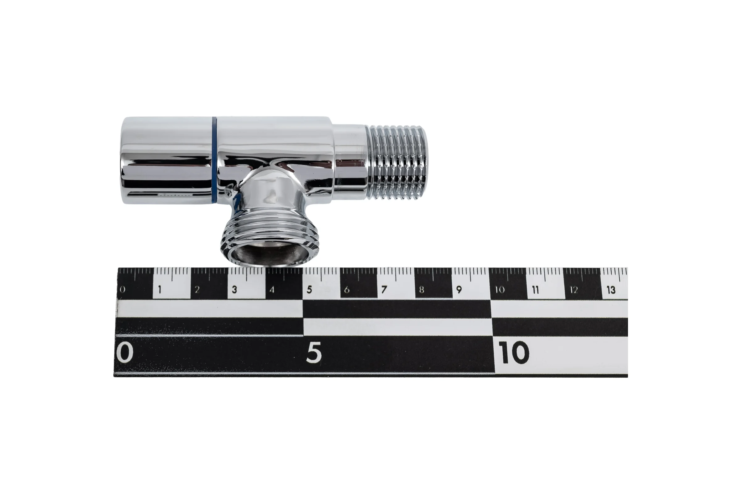 Кран угловой Sankom 1/2x3/4" blue для стиральной и посудомоечной машины 01AV3/4BL