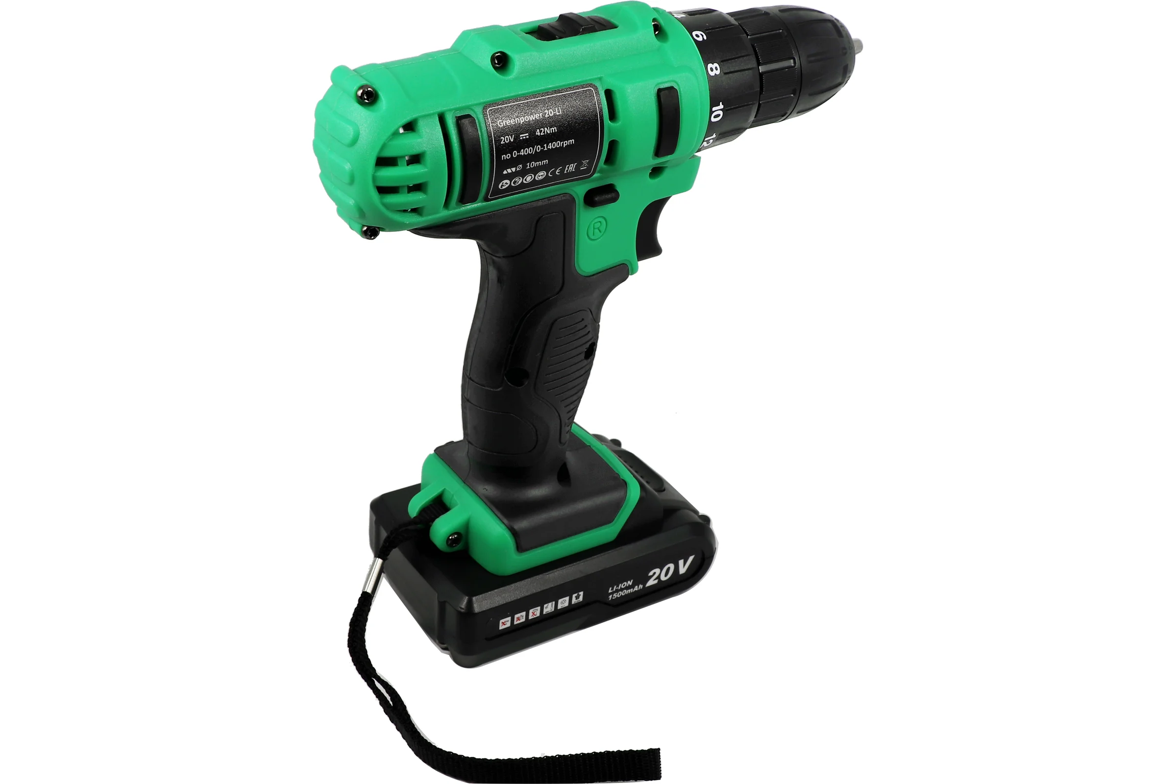 Аккумуляторная дрель-шуруповерт Zitrek Greenpower 20-Li 063-4076