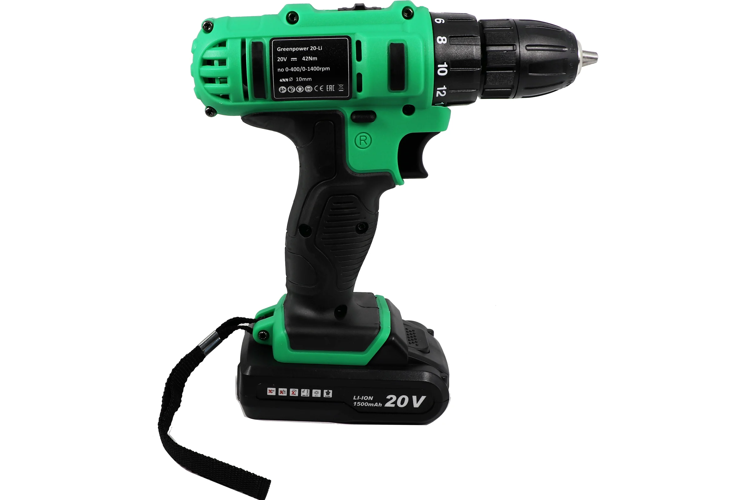 Аккумуляторная дрель-шуруповерт Zitrek Greenpower 20-Li 063-4076