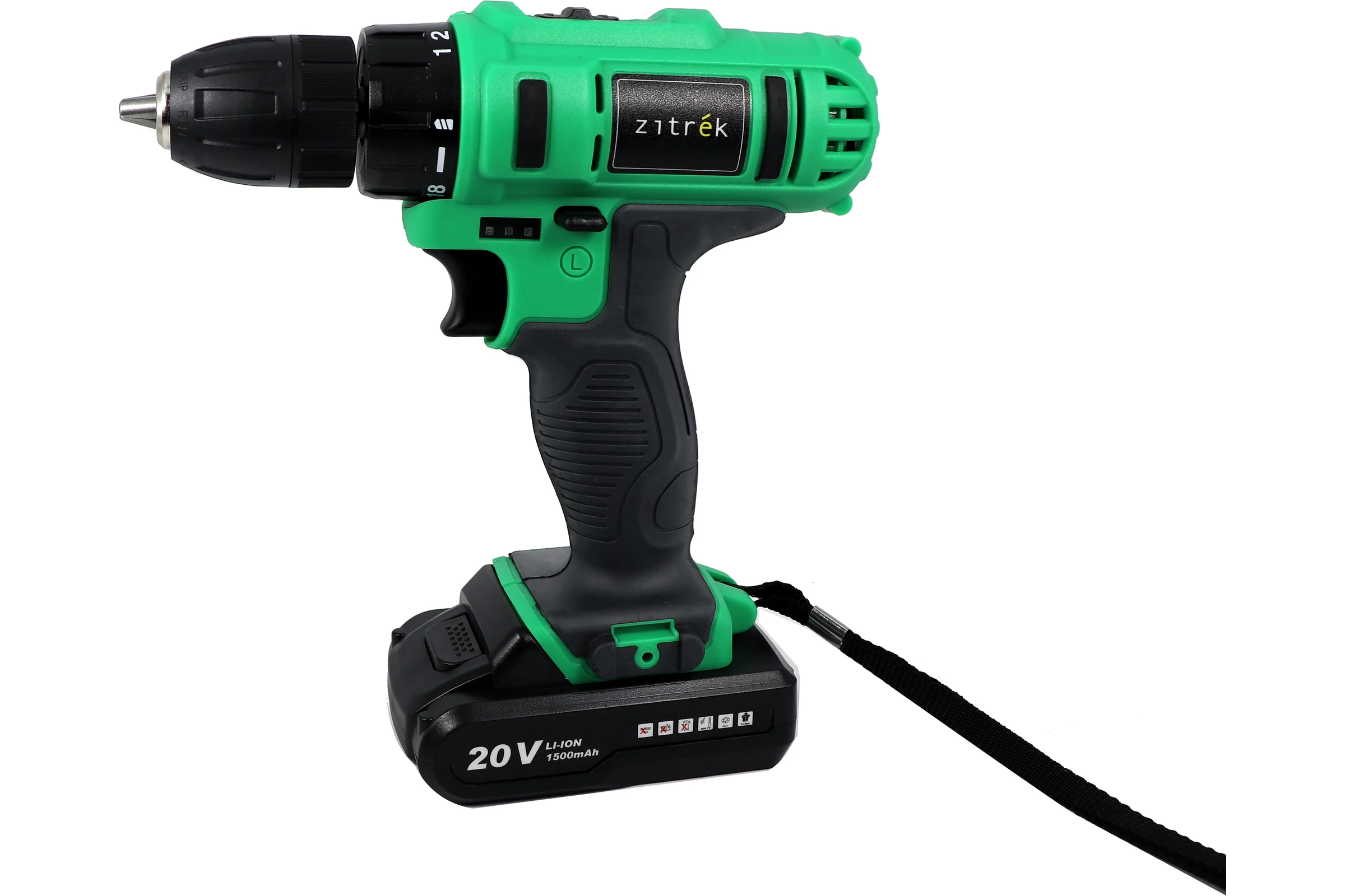 Аккумуляторная дрель-шуруповерт Zitrek Greenpower 20-Li 063-4076
