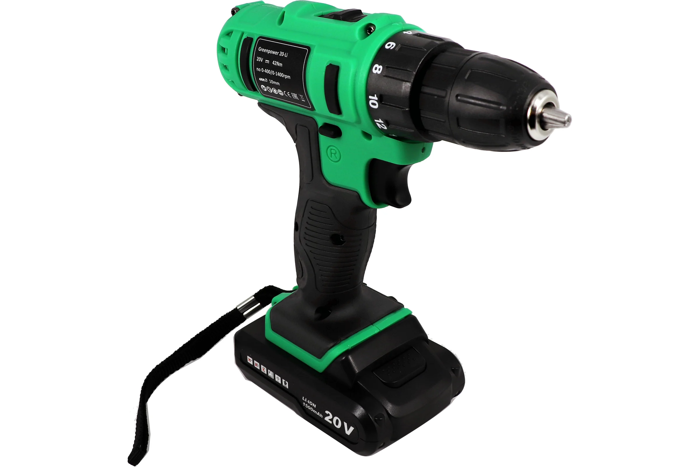 Аккумуляторная дрель-шуруповерт Zitrek Greenpower 20-Li 063-4076