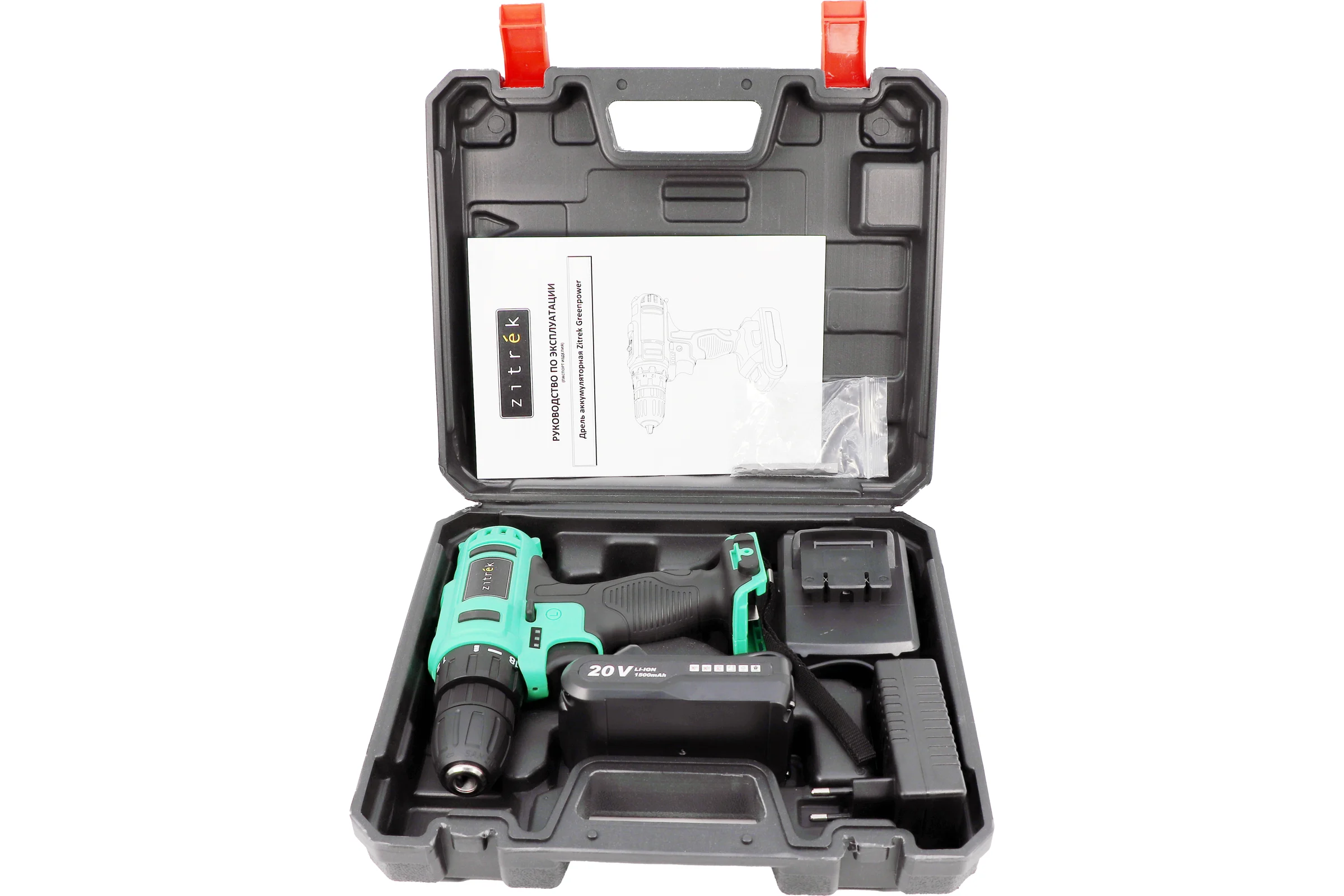 Аккумуляторная дрель-шуруповерт Zitrek Greenpower 20-Li 063-4076