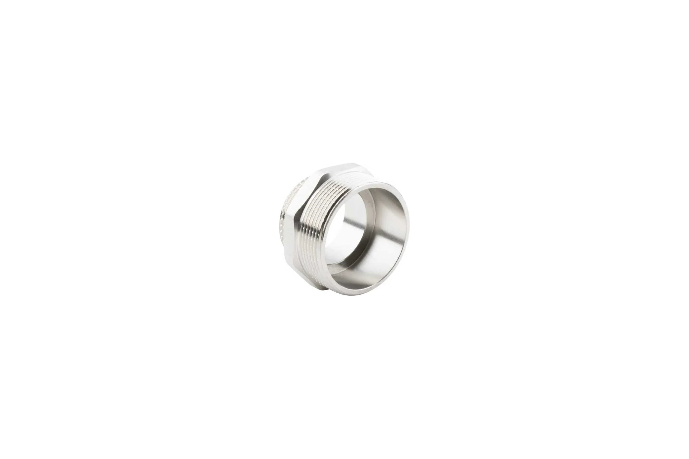 Ниппель переходной ALATO НР-НР 2"x1 1/2", латунь никелированная, 0104-5040