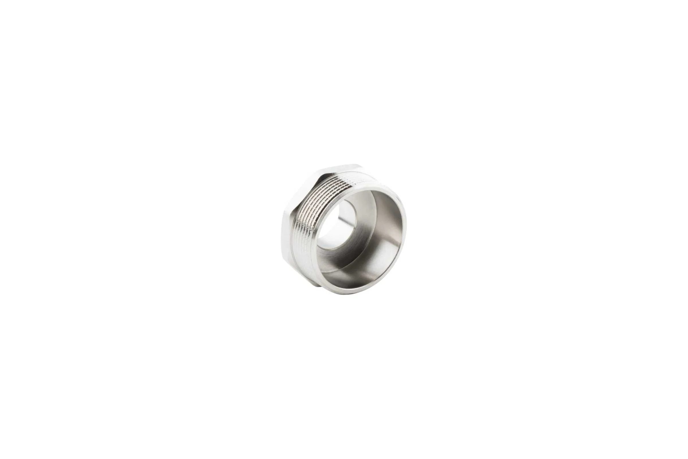 Ниппель переходной ALATO НР-НР 2"x1", латунь никелированная, 0104-5025