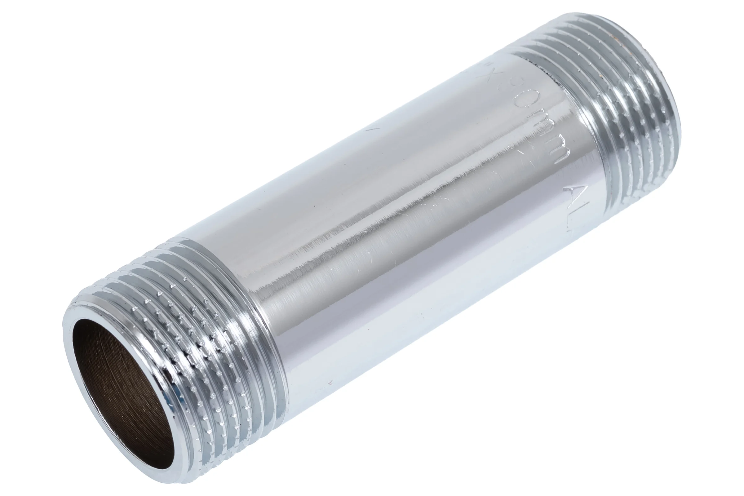Удлинитель бочонок ALATO НР-НР 3/4", хромированный, 80мм 0126-2008