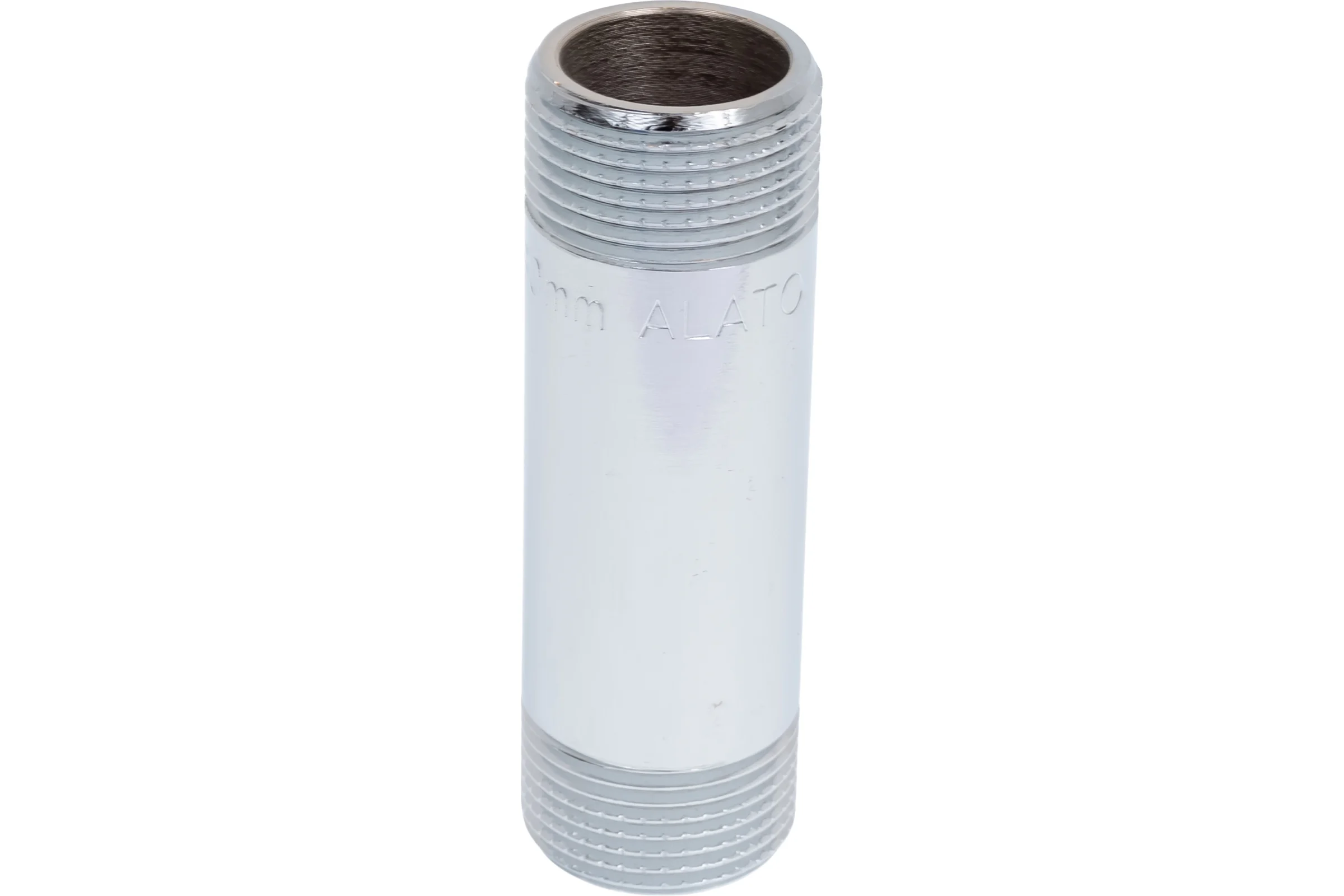Удлинитель бочонок ALATO НР-НР 3/4", хромированный, 80мм 0126-2008