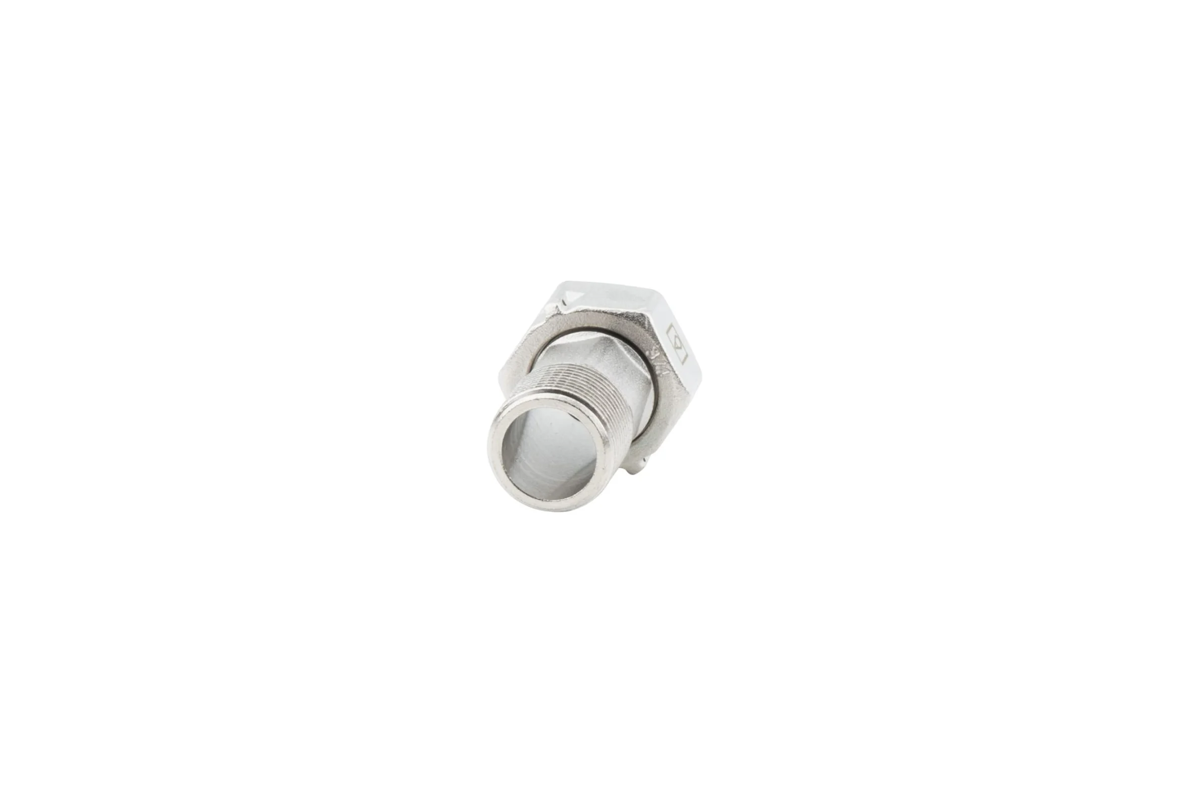 Американка (сгон) с накидной гайкой ALATO 3/4х1" НР-ВР, латунь никелированная 0135-2020