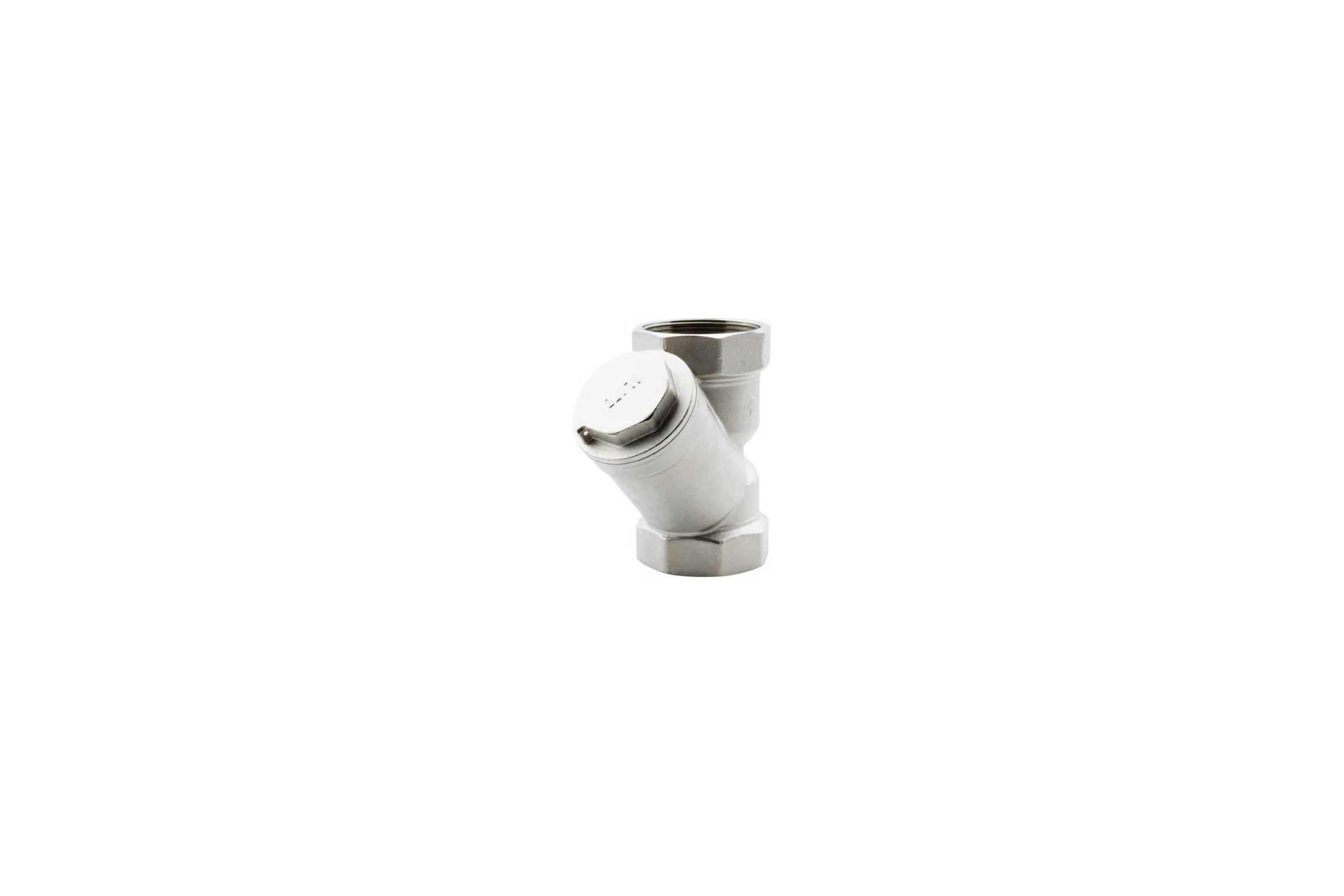 Фильтр косой сетчатый ALATO ВР-ВР 1 1/2", латунь никелированная, 0140-4040