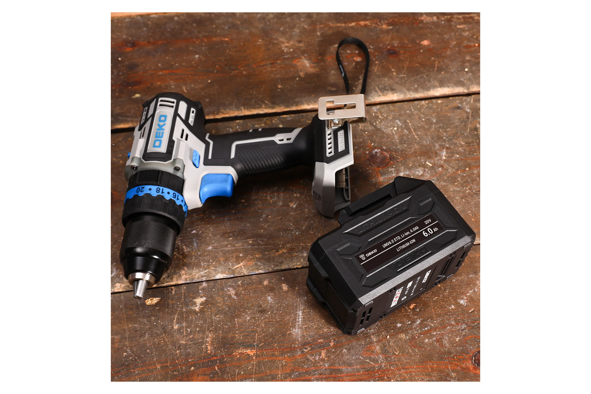 Аккумулятор DEKO UNV6.0 STD, Li-ion, 20В, 6.0Ач 085-1086