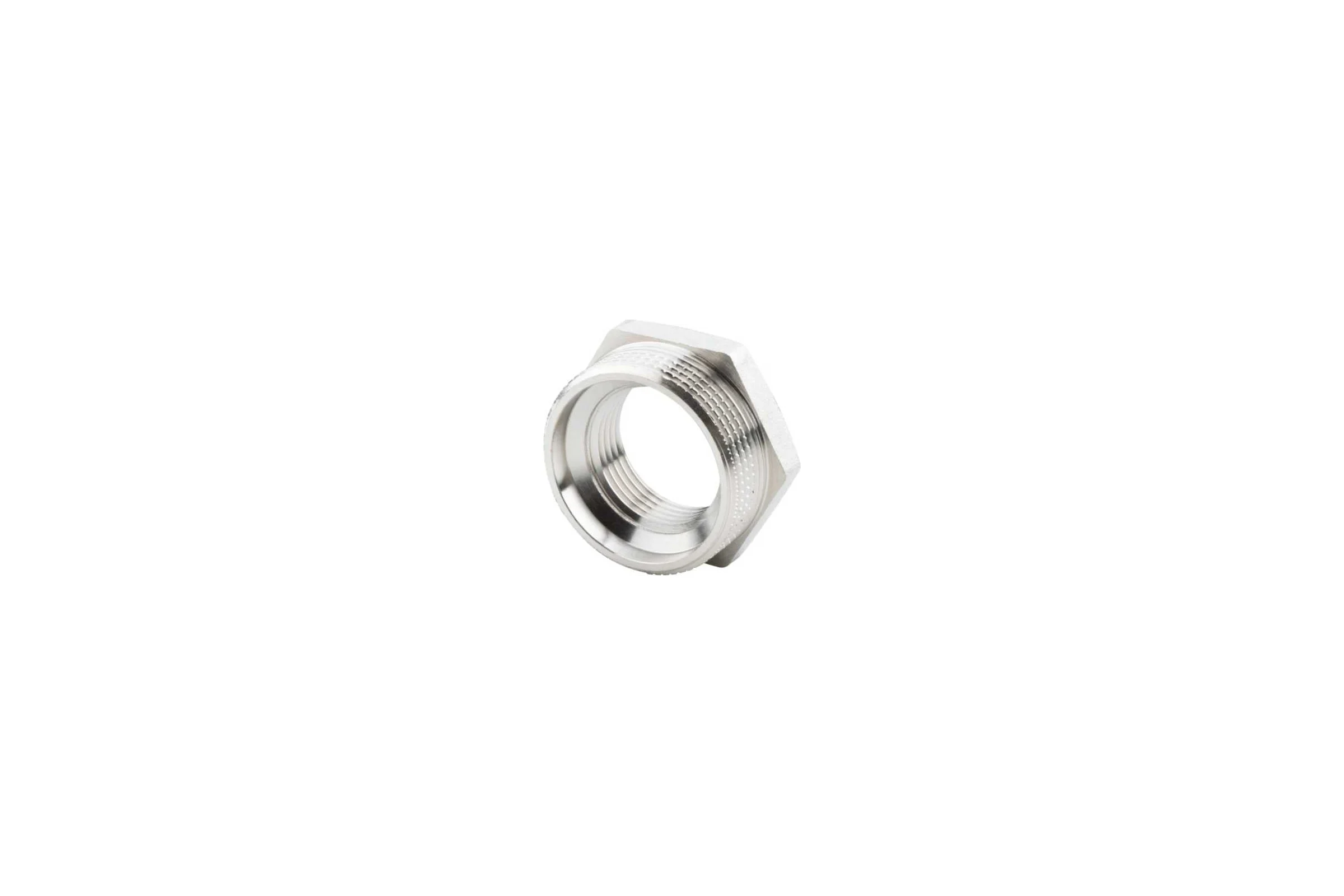 Футорка ALATO НР-ВР 1 1/2"x1", латунь никелированная, 0122-4025