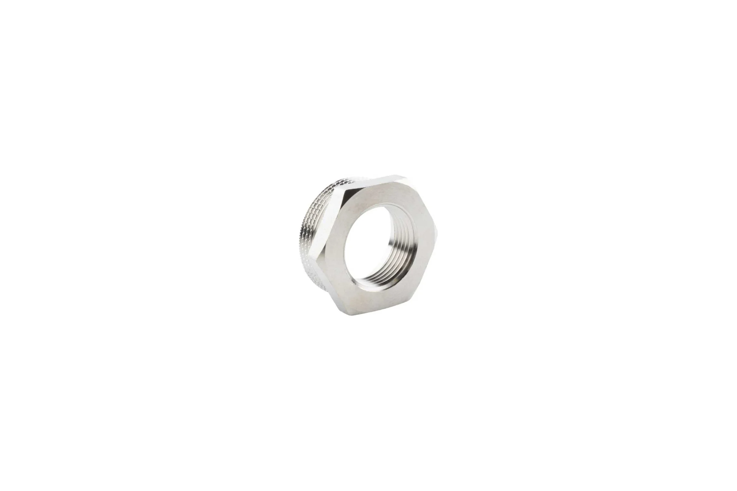 Футорка ALATO НР-ВР 1 1/2"x1", латунь никелированная, 0122-4025