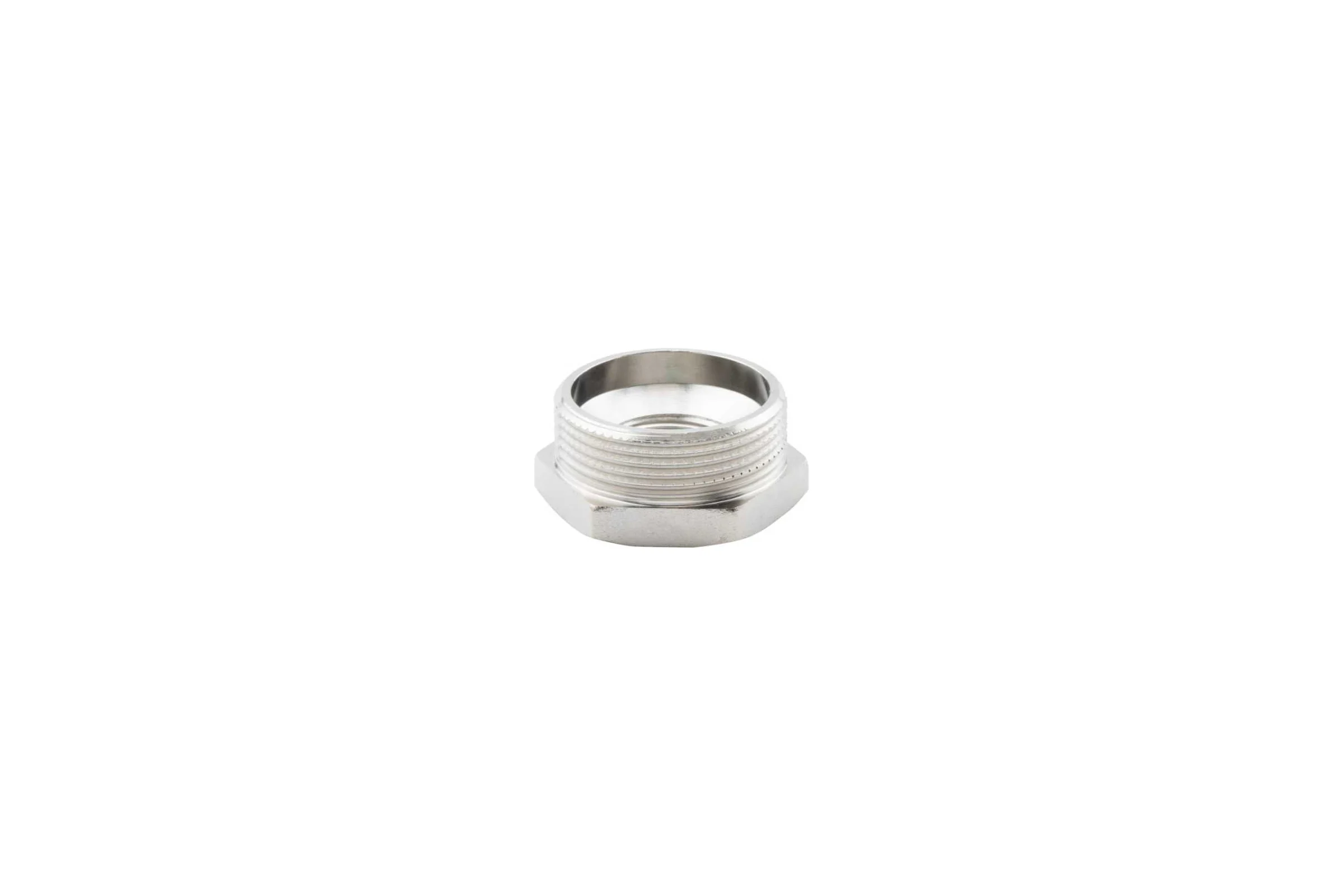 Футорка ALATO НР-ВР 1 1/2"x3/4", латунь никелированная, 0122-4020