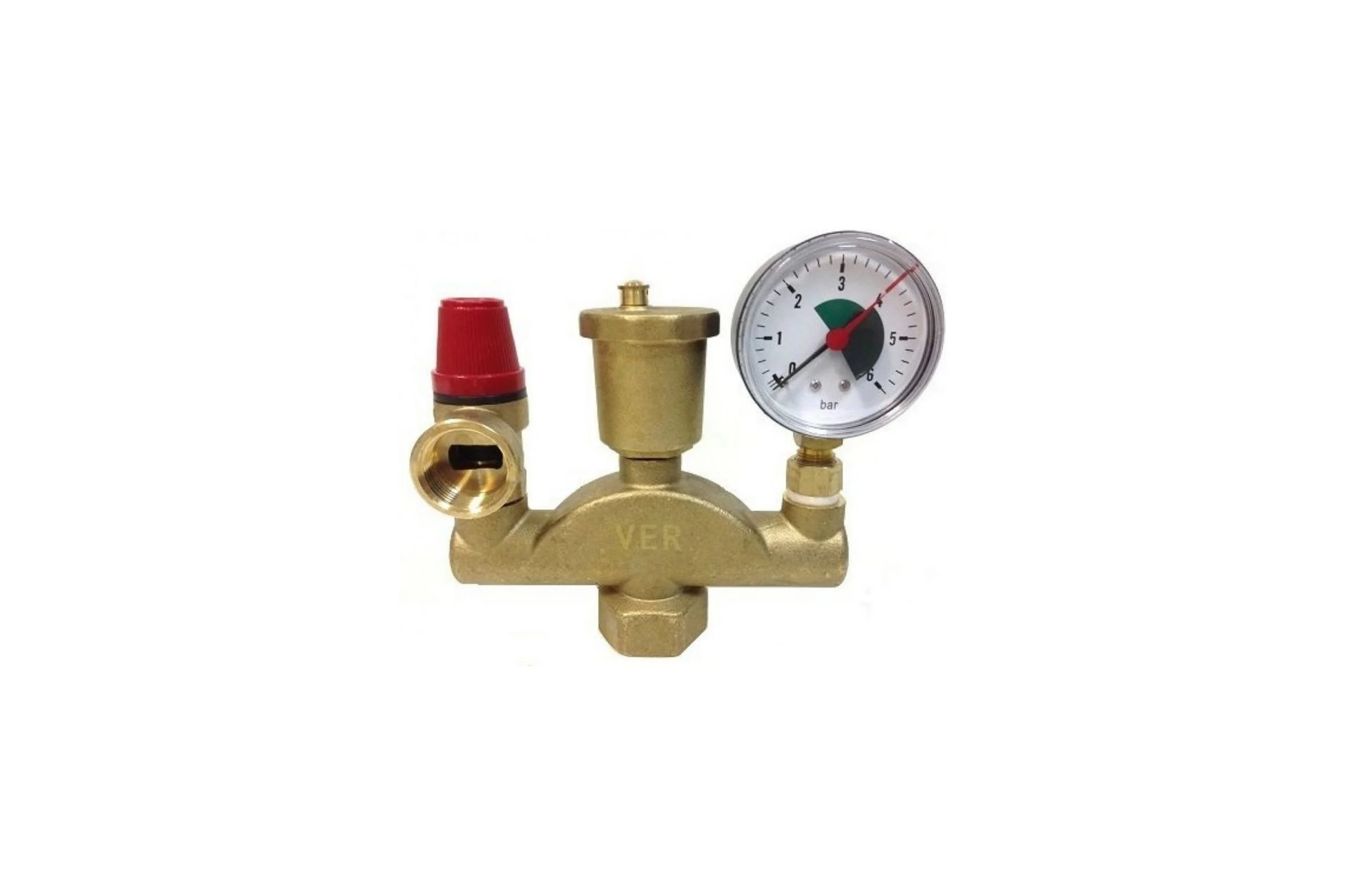Группа безопасности для котла VIEIR латунь 3 бар (20/1шт) AQ1063