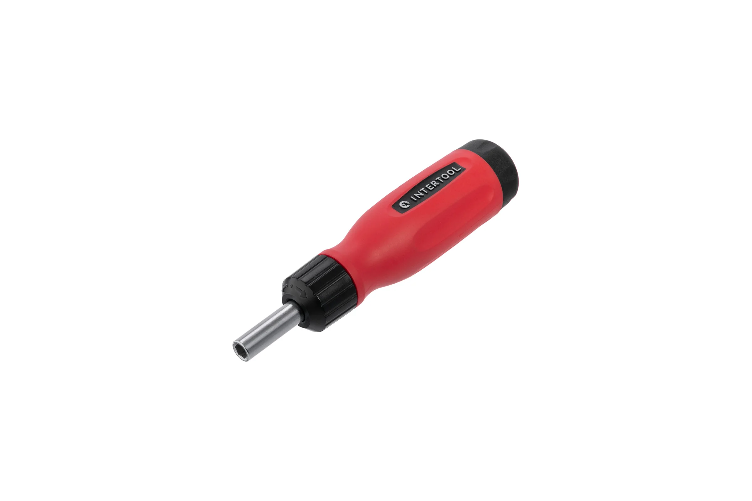 Реверсивная отвертка с комплектом насадок INTERTOOL 12ед VT-1003