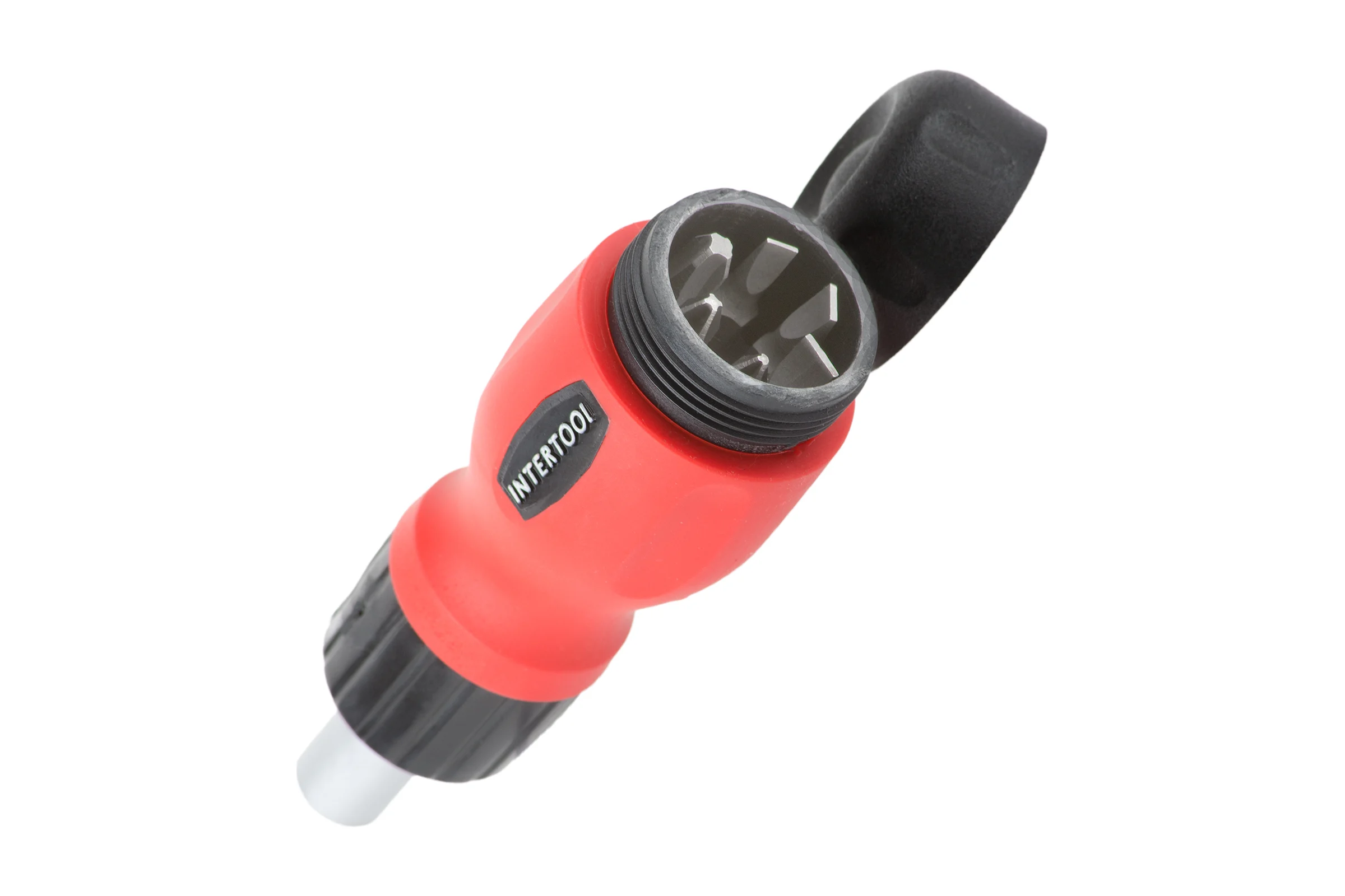 Реверсивная отвертка с комплектом насадок INTERTOOL 6ед VT-1009
