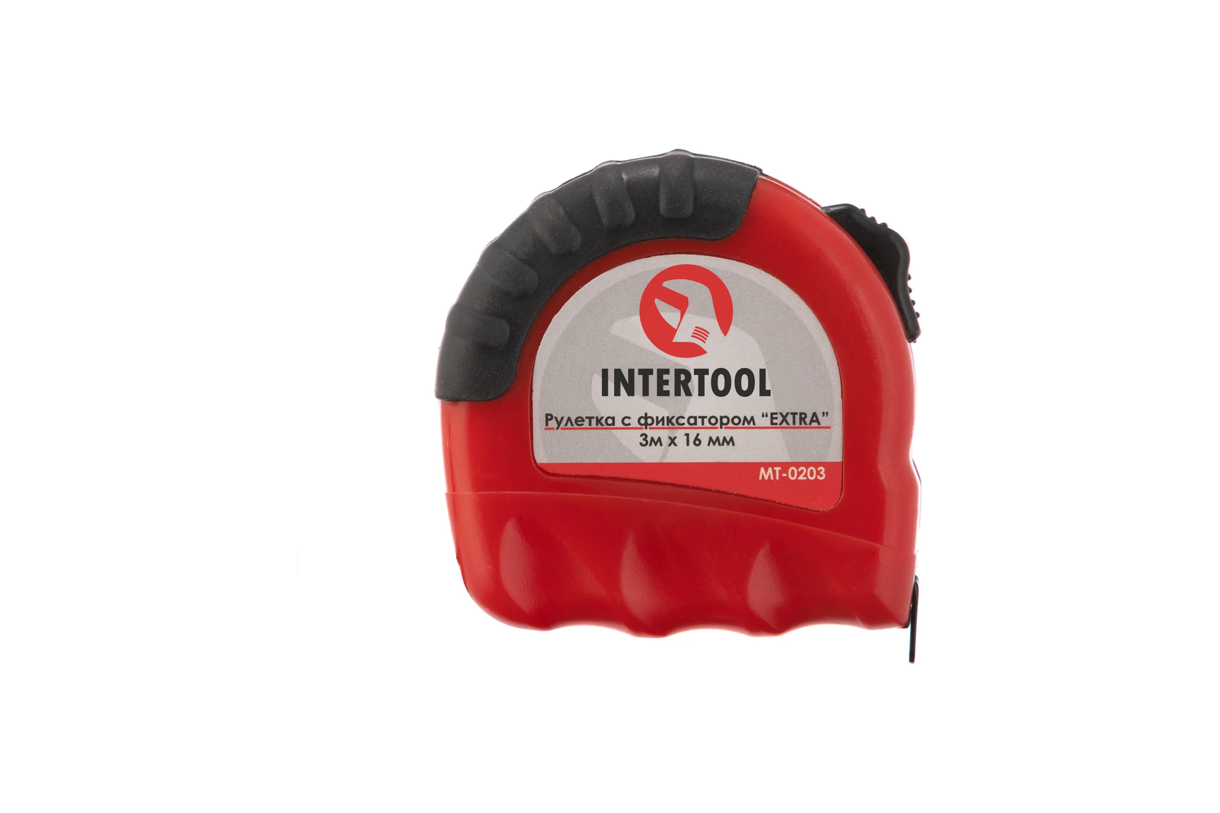 Рулетка с фиксатором INTERTOOL EXTRA 3 м х 16 мм MT-0203