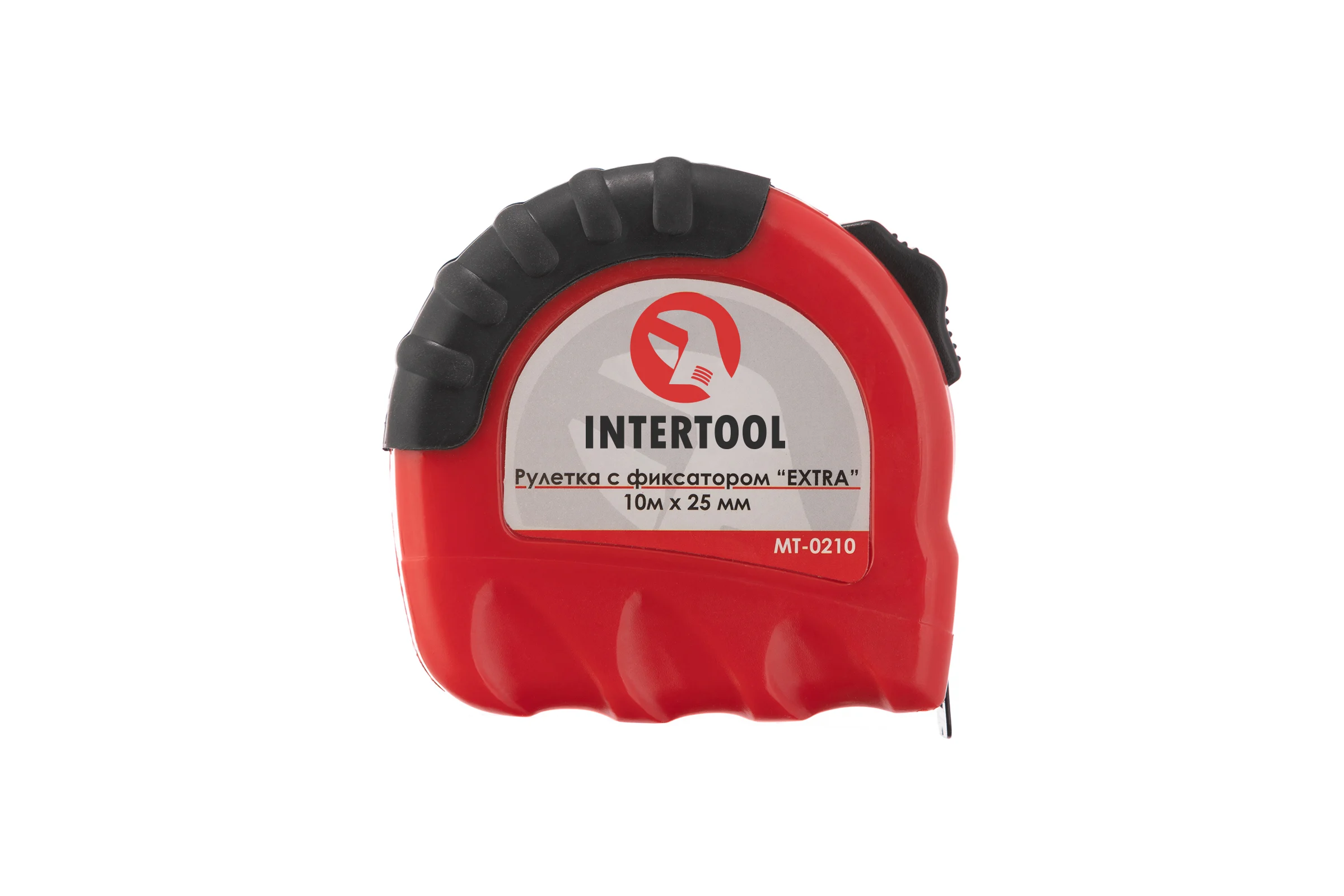 Рулетка с фиксатором INTERTOOL EXTRA 10 м х 25 мм MT-0210