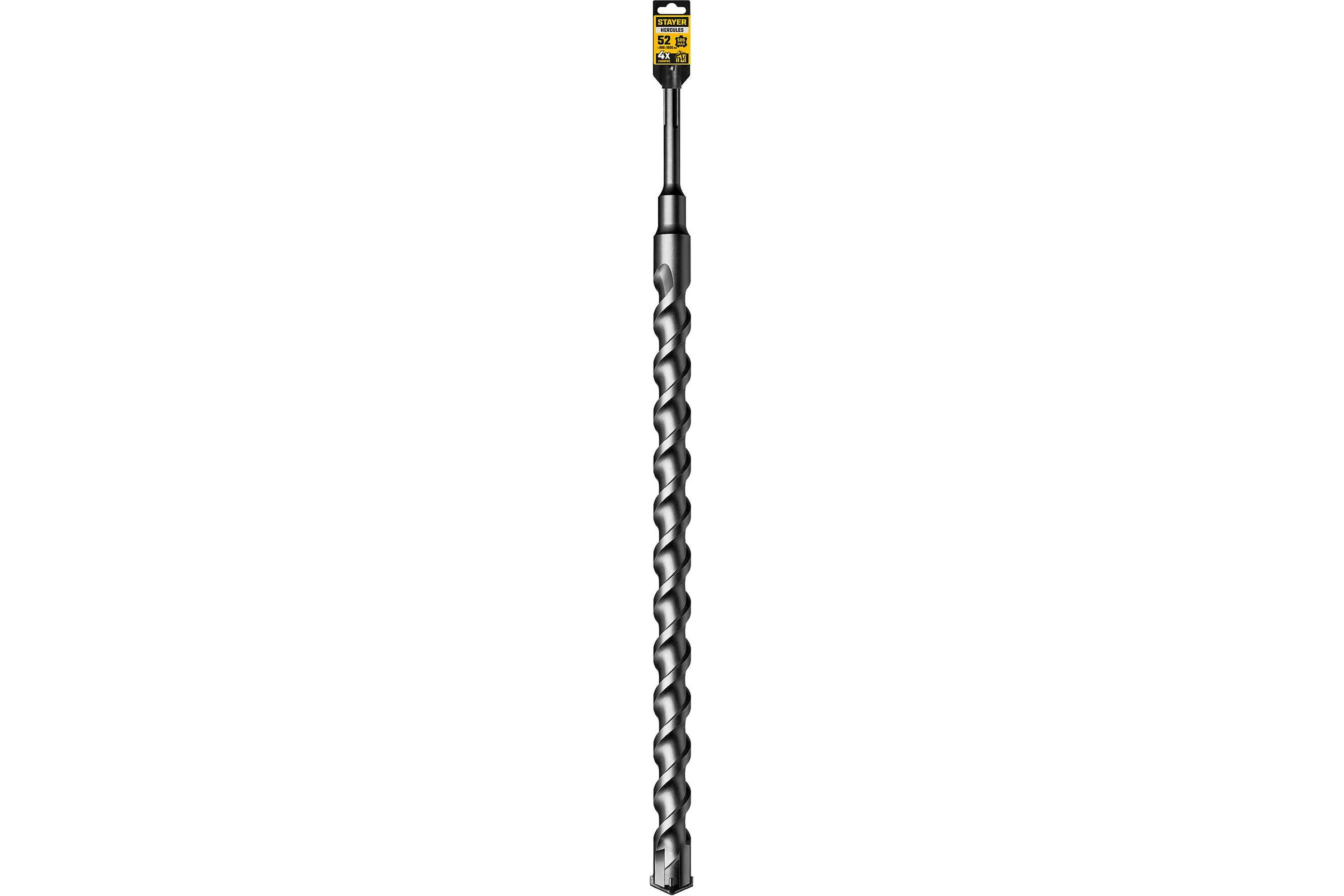 Бур STAYER Hercules-4Х SDS-max 52x880/1000 мм 29370-880-52