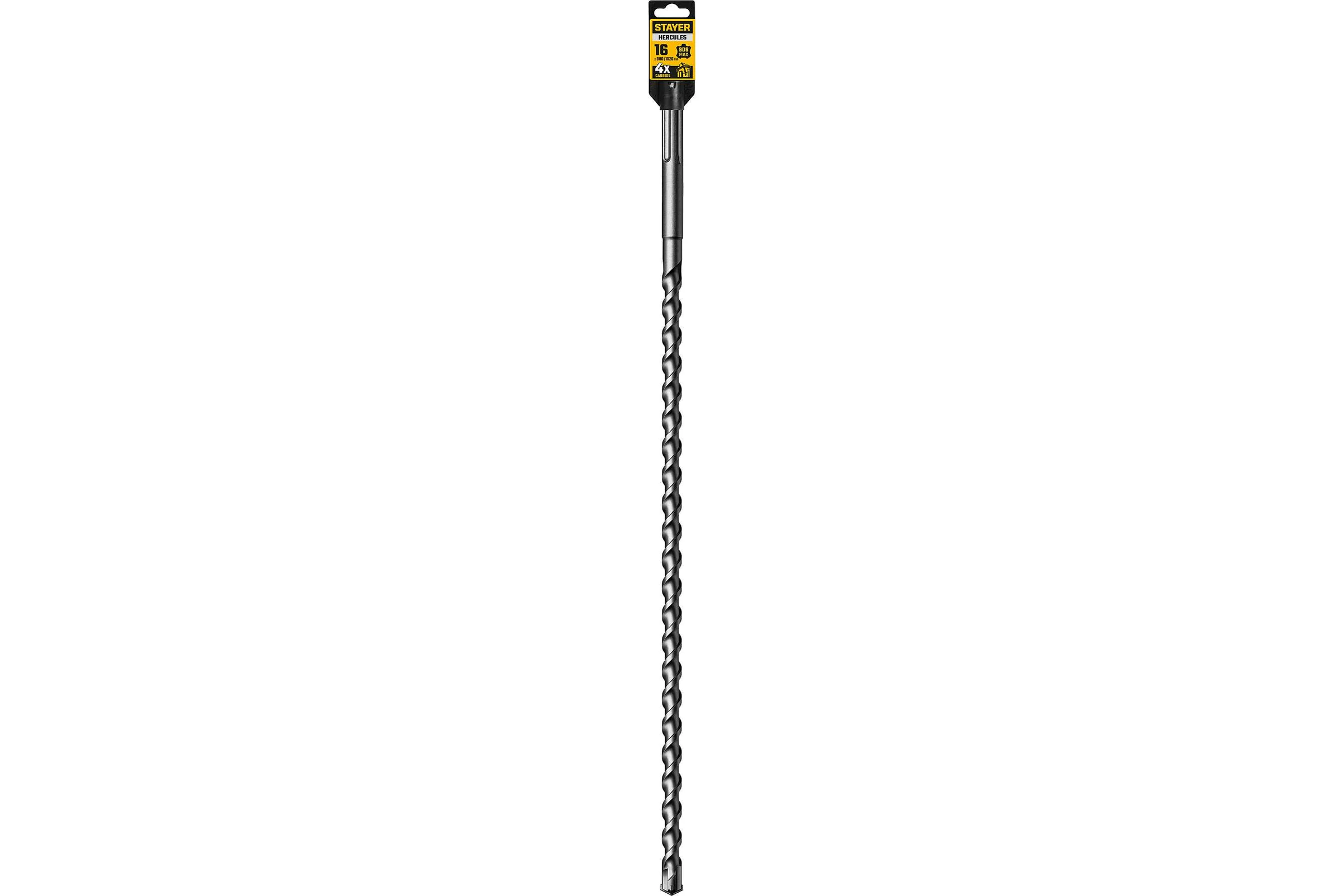 Бур STAYER Hercules-4Х SDS-max 16x880/1020 мм 29370-880-16