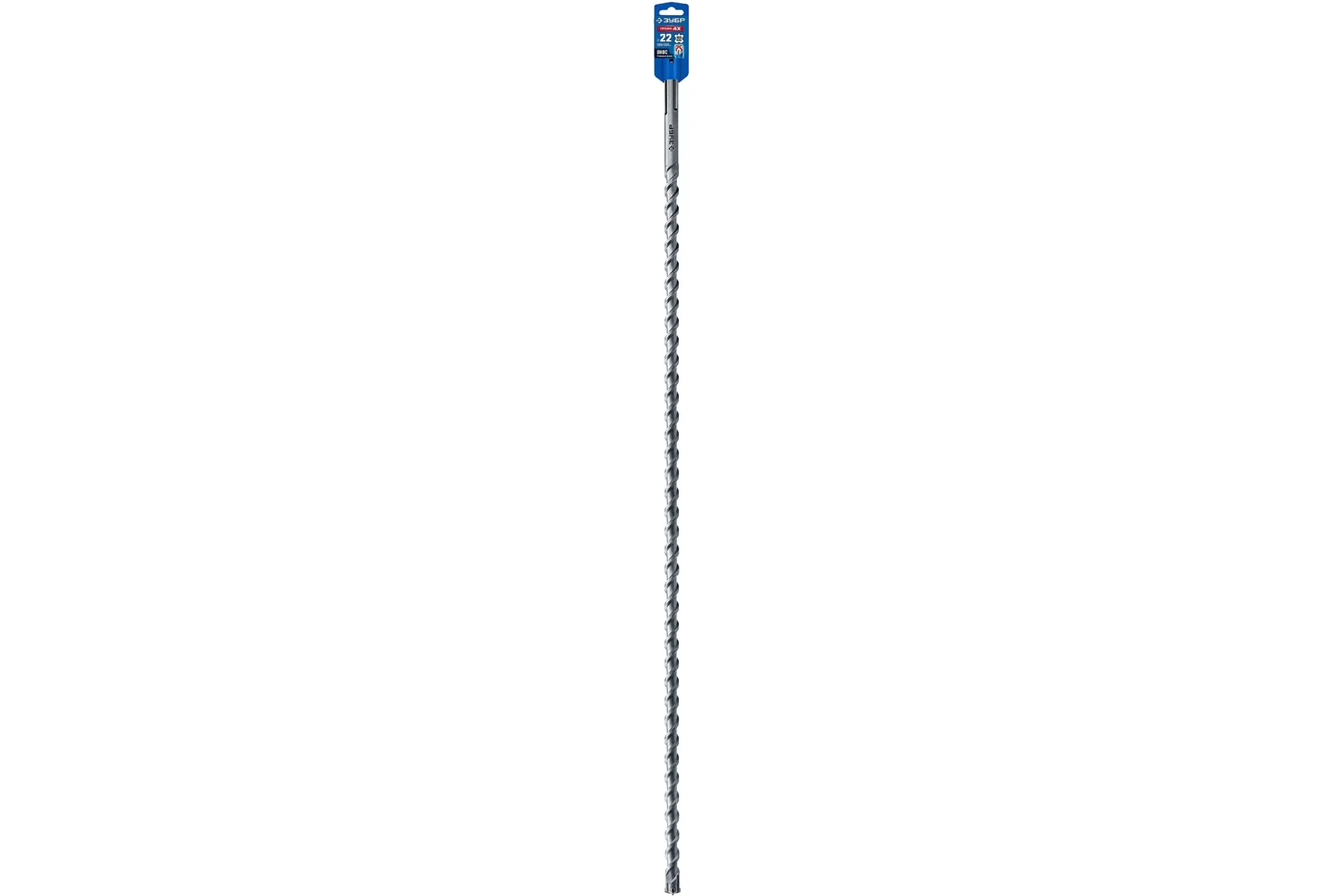 Бур ЗУБР Профи-4Х SDS-max 22x1380/1500 мм 29350-1380-22