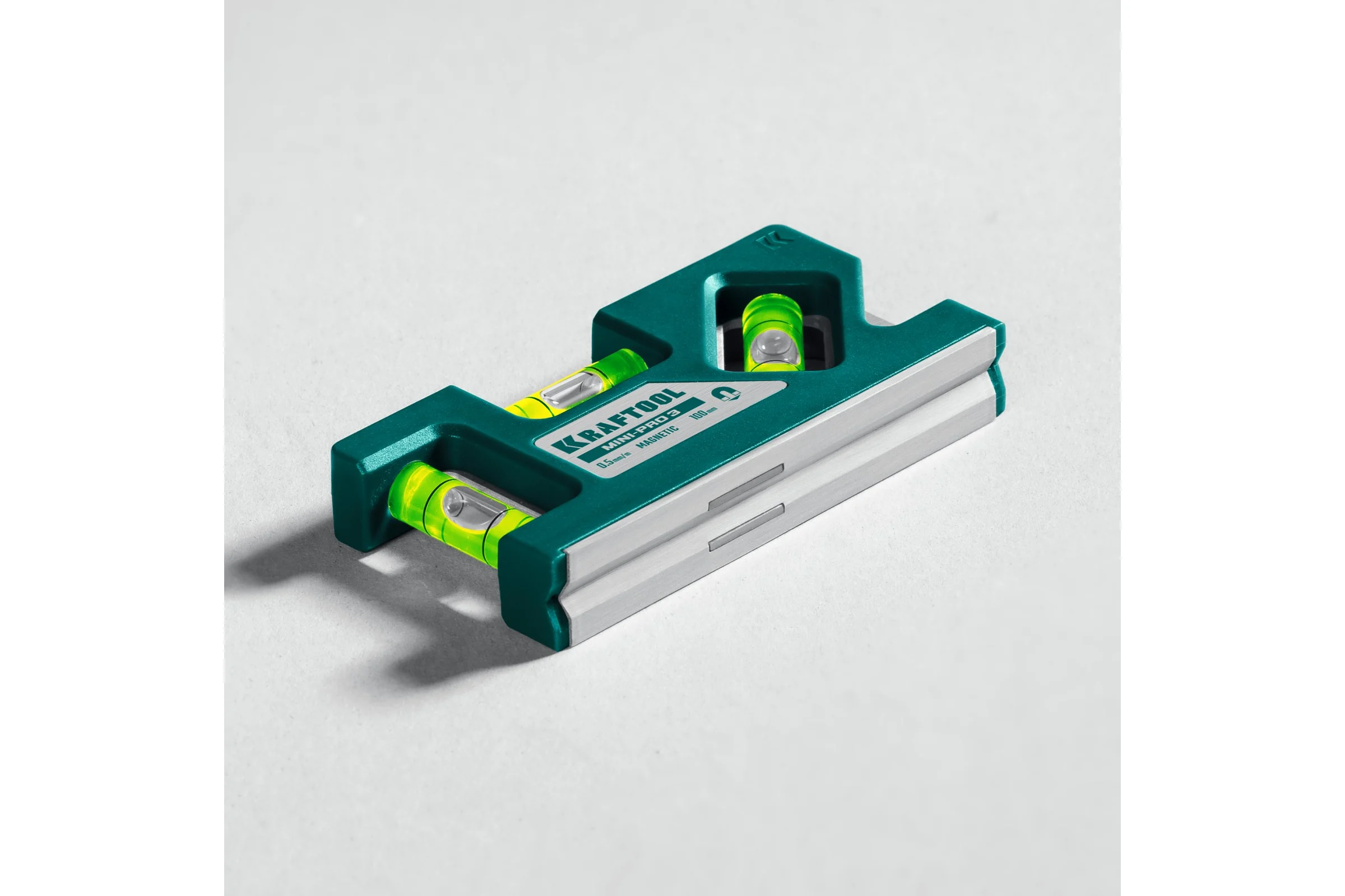 Магнитный компактный уровень KRAFTOOL 100 мм Mini-Pro 3 34861-010